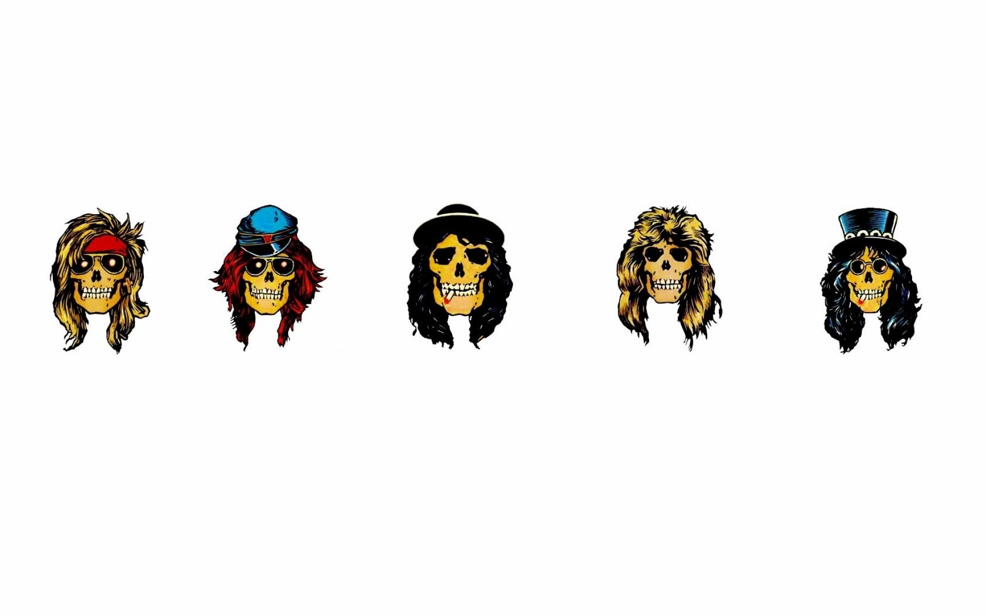 cover, skulls, slash, roses, album, groups, logo, rock, rose, bands, heavy, 1080P, axel, metal, guns, hard, HD Wallpaper