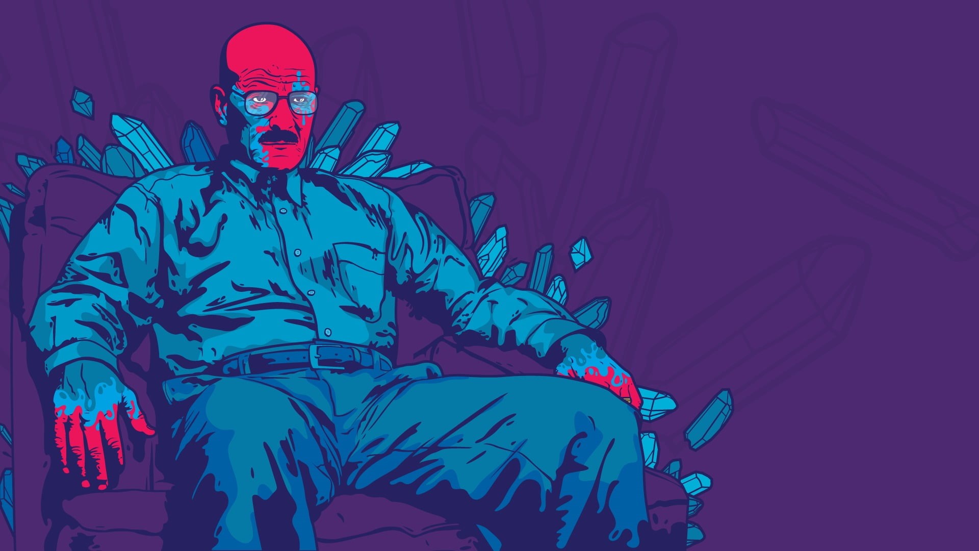 cold temperature, Walter White, indoors, front view, lifestyles, Breaking Bad, sitting, night, drugs, tree, males, nature, portrait, creativity, Jared Nickerson, HD Wallpaper
