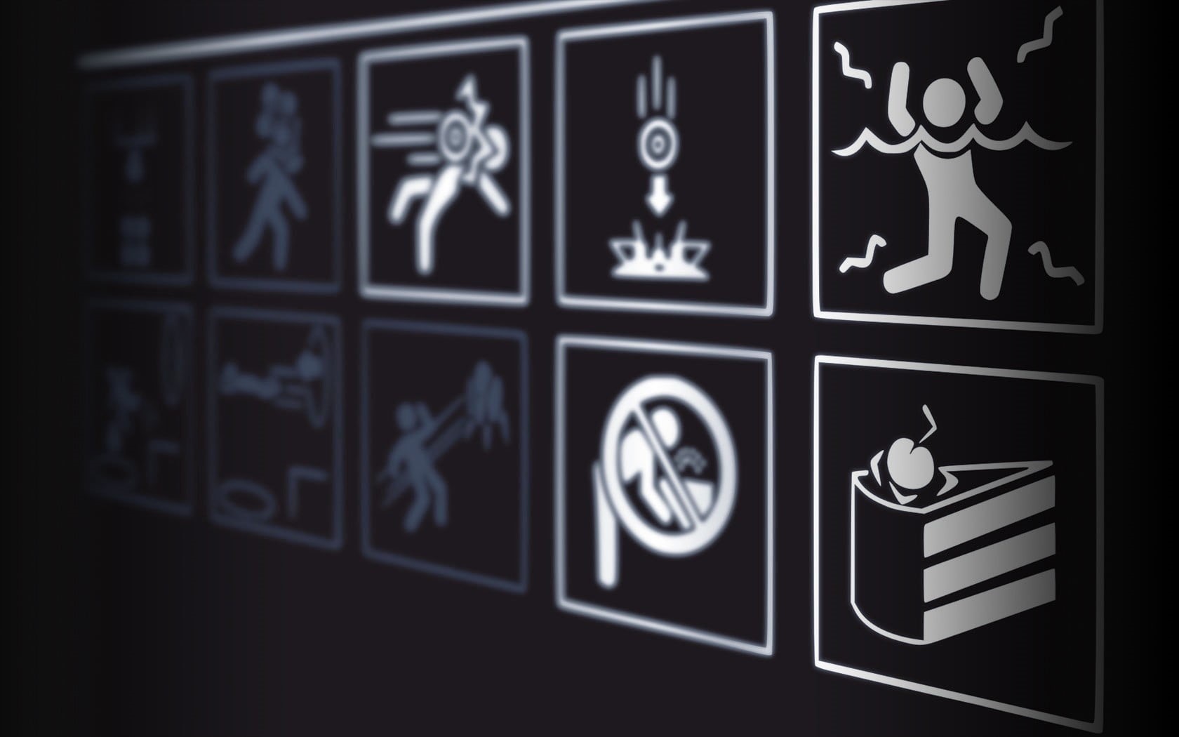 creativity, focus on foreground, warning signs, studio shot, equipment, black background, video games, indoors, animal representation, signs, blackboard, HD Wallpaper