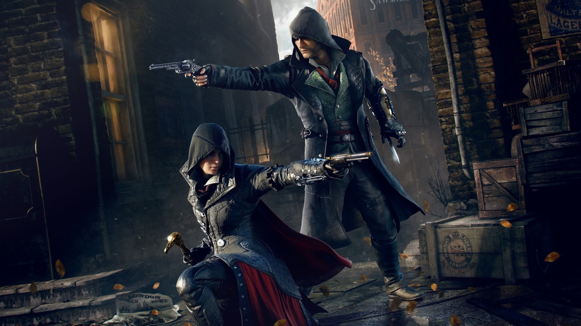 Evie Frye, Assasins Creed Syndicate, Jacob Frye, 1080P, HD Wallpaper