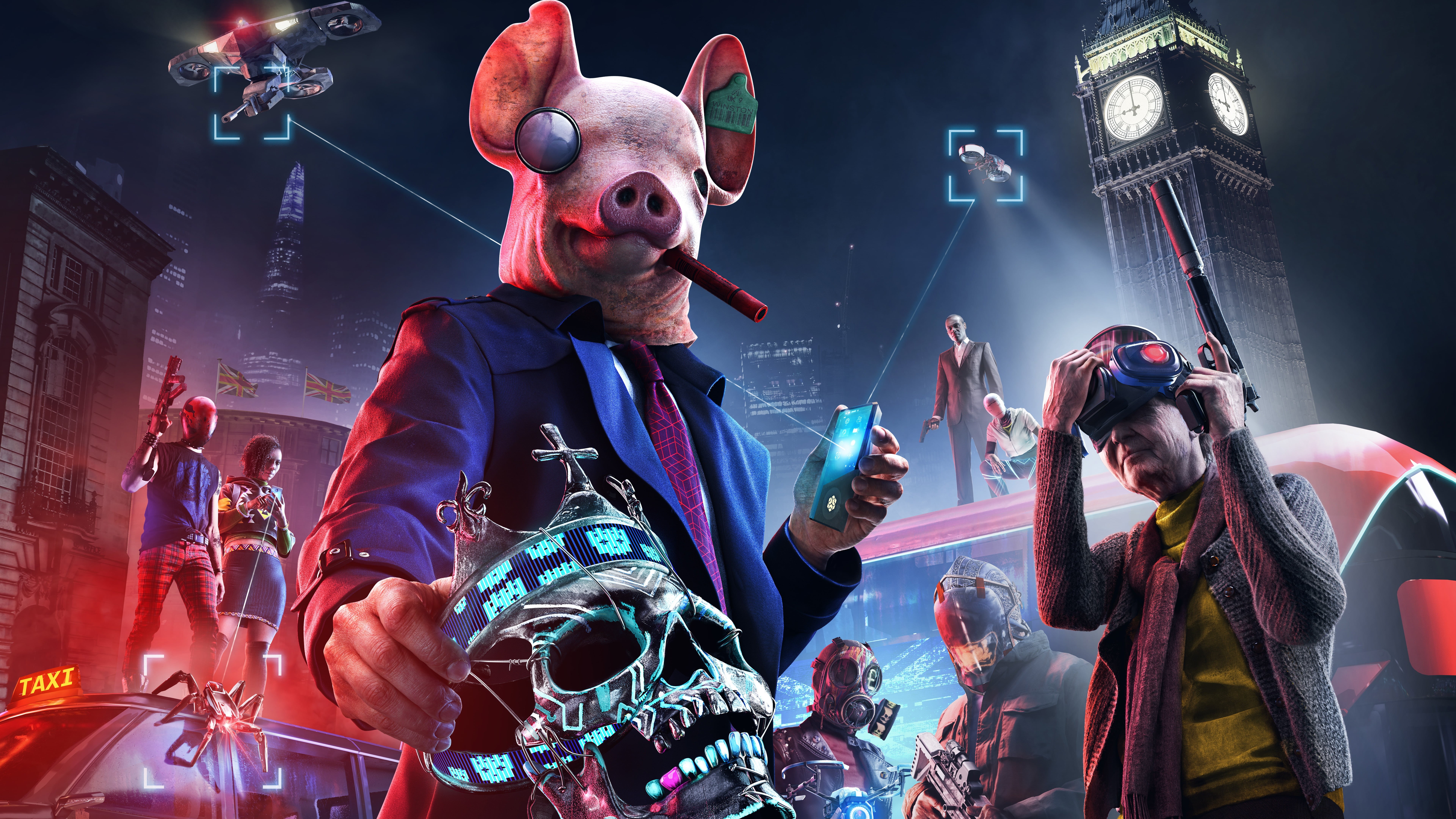 UbiSoft, 8K, Watch Dogs Legion, DedSec, HD Wallpaper