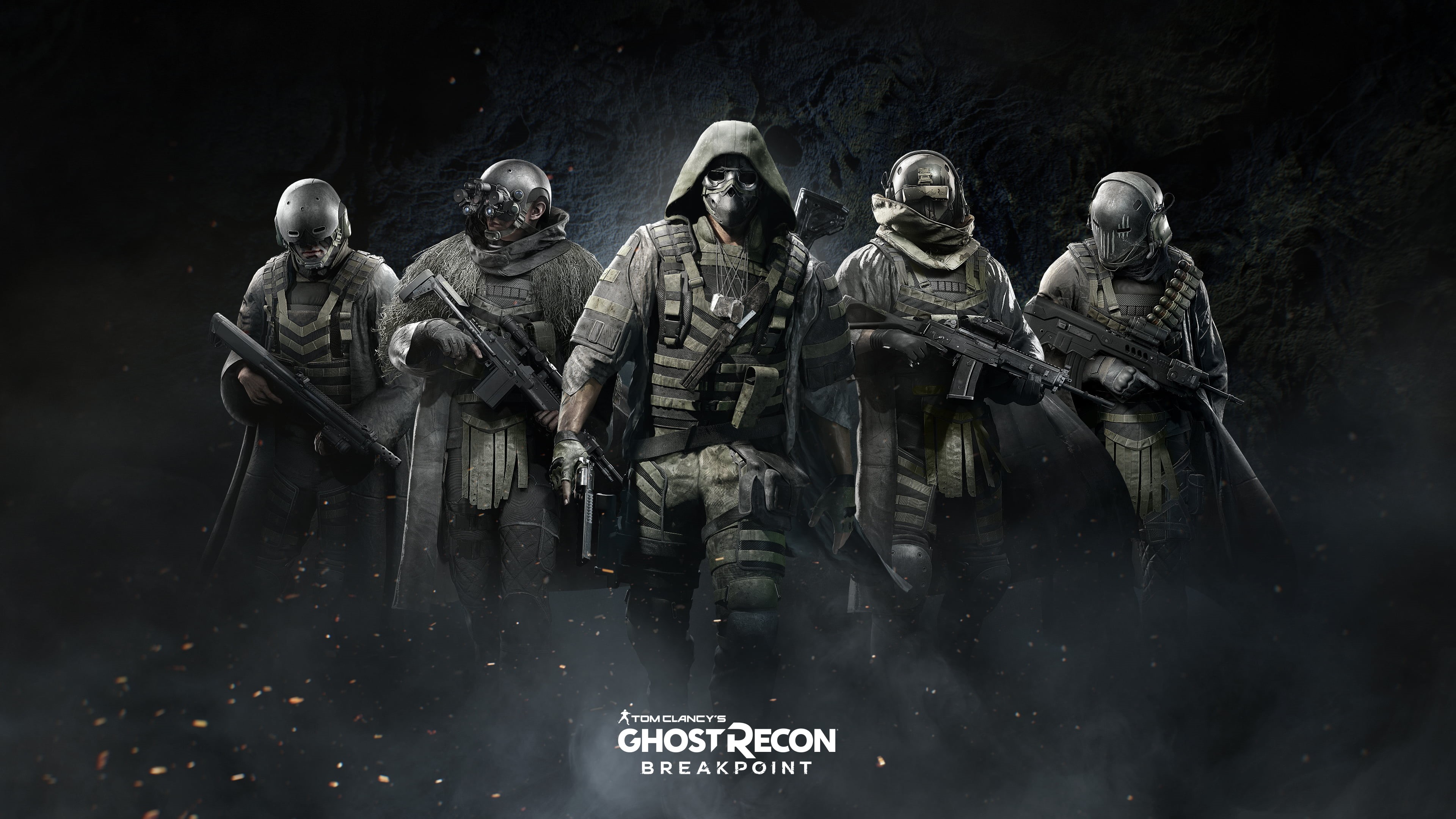 Ubisoft, video game characters, 4K, Ghost Recon, Tom Clancys Ghost Recon Breakpoint, Ghost Recon Breakpoint, video game art, Tom Clancys, HD Wallpaper