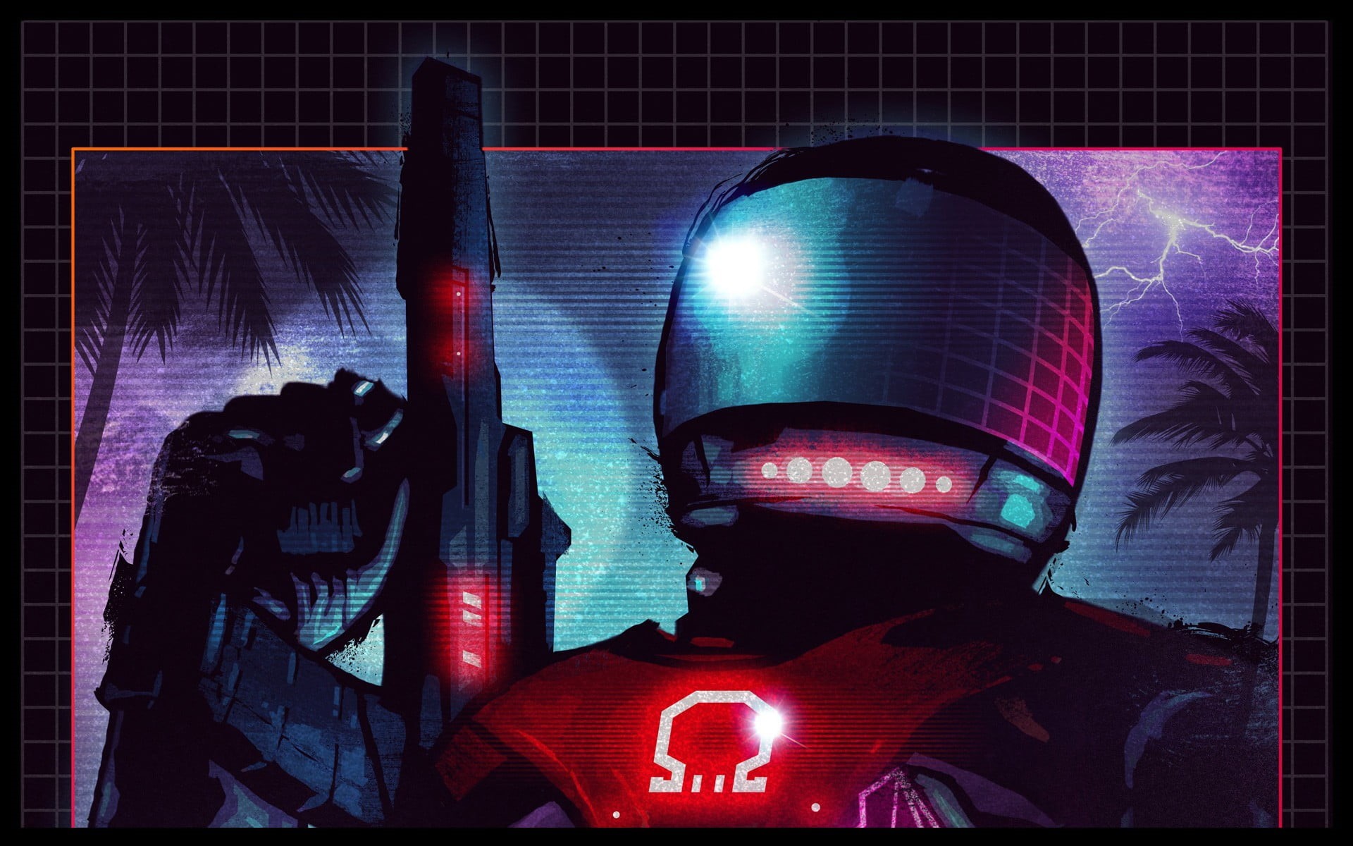 holding, no people, video games, cyberpunk, safety, indoors, close-up, sign, transfer print, night, 1080P, low angle view, human representation, gun, Far Cry, HD Wallpaper