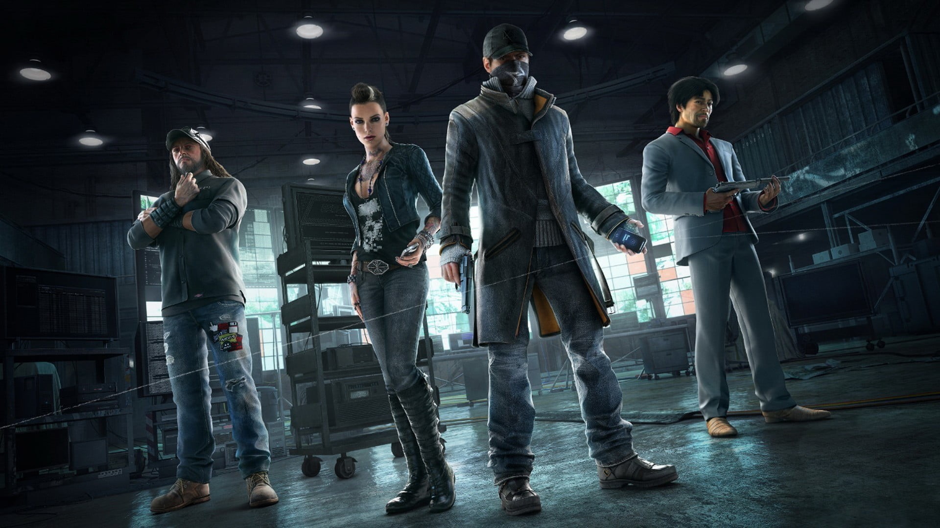 young women, strength, people, game, women, Ubisoft Reflections, Cap, adult, indoors, communication, young adult, motion, Gun, standing, Cloak, Ubisoft Montreal, HD Wallpaper