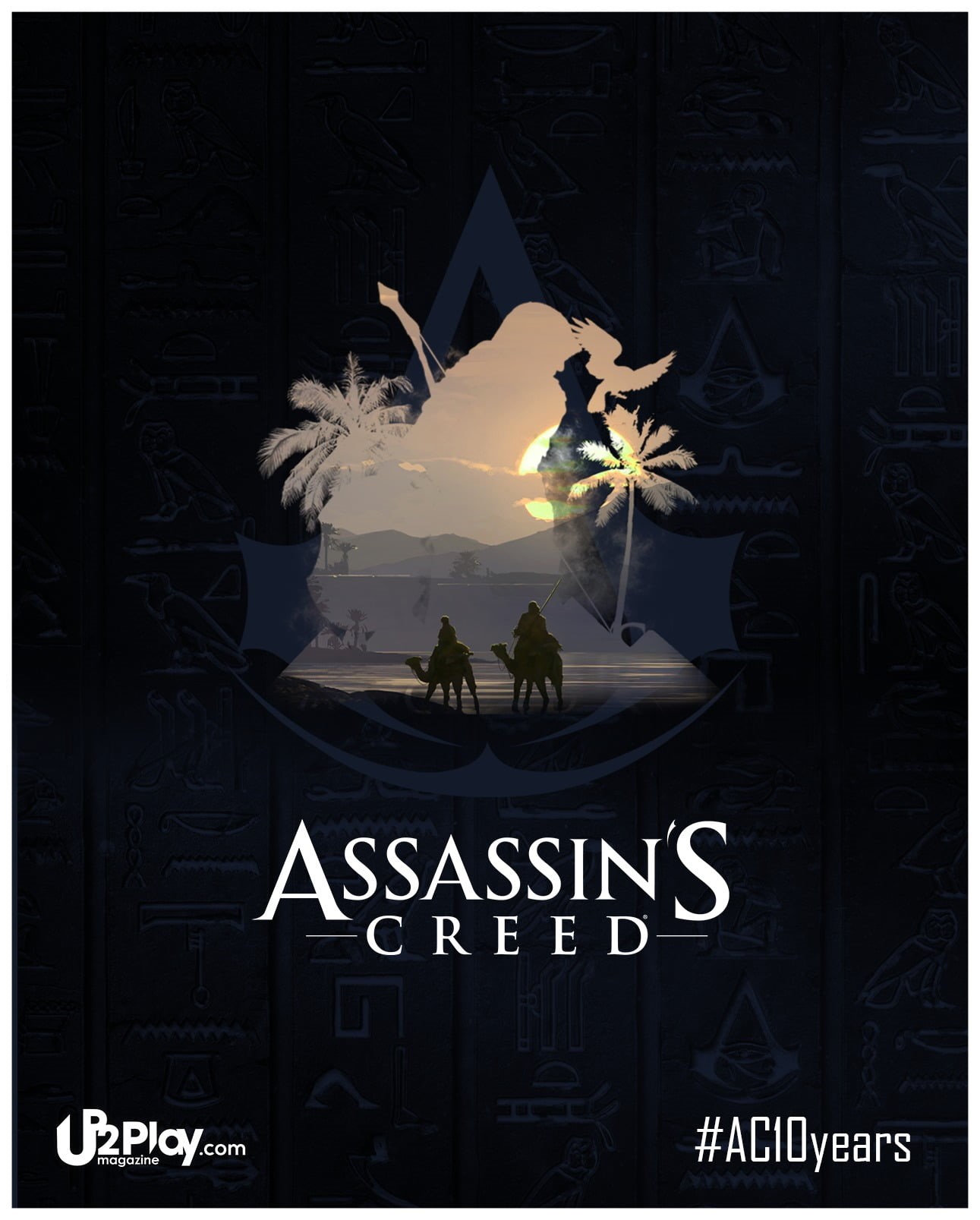 Ubi30, Ubisoft, Assassins Creed:  Unity, digital prints, celebration, building exterior, Assassins Creed: Brotherhood, human representation, illuminated, Phone HD Wallpaper