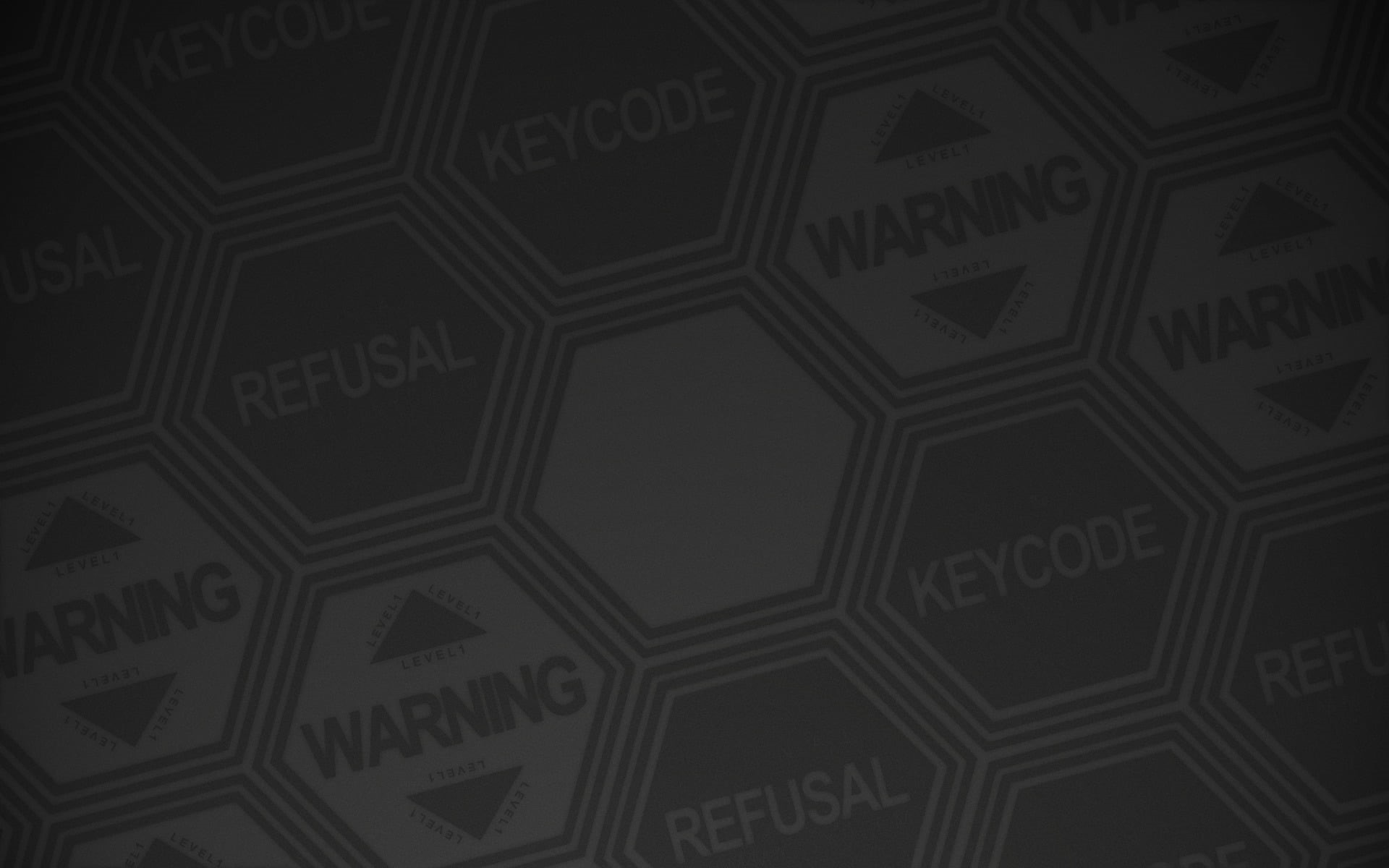 1080P, architecture, repetition, built structure, keycode, design, shape, warning, text, indoors, no people, architecture and art, hexagon, backgrounds, HD Wallpaper