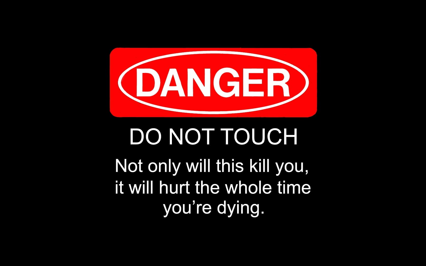 sign, 720P, warning, art, abstract, hd, Danger, HD Wallpaper