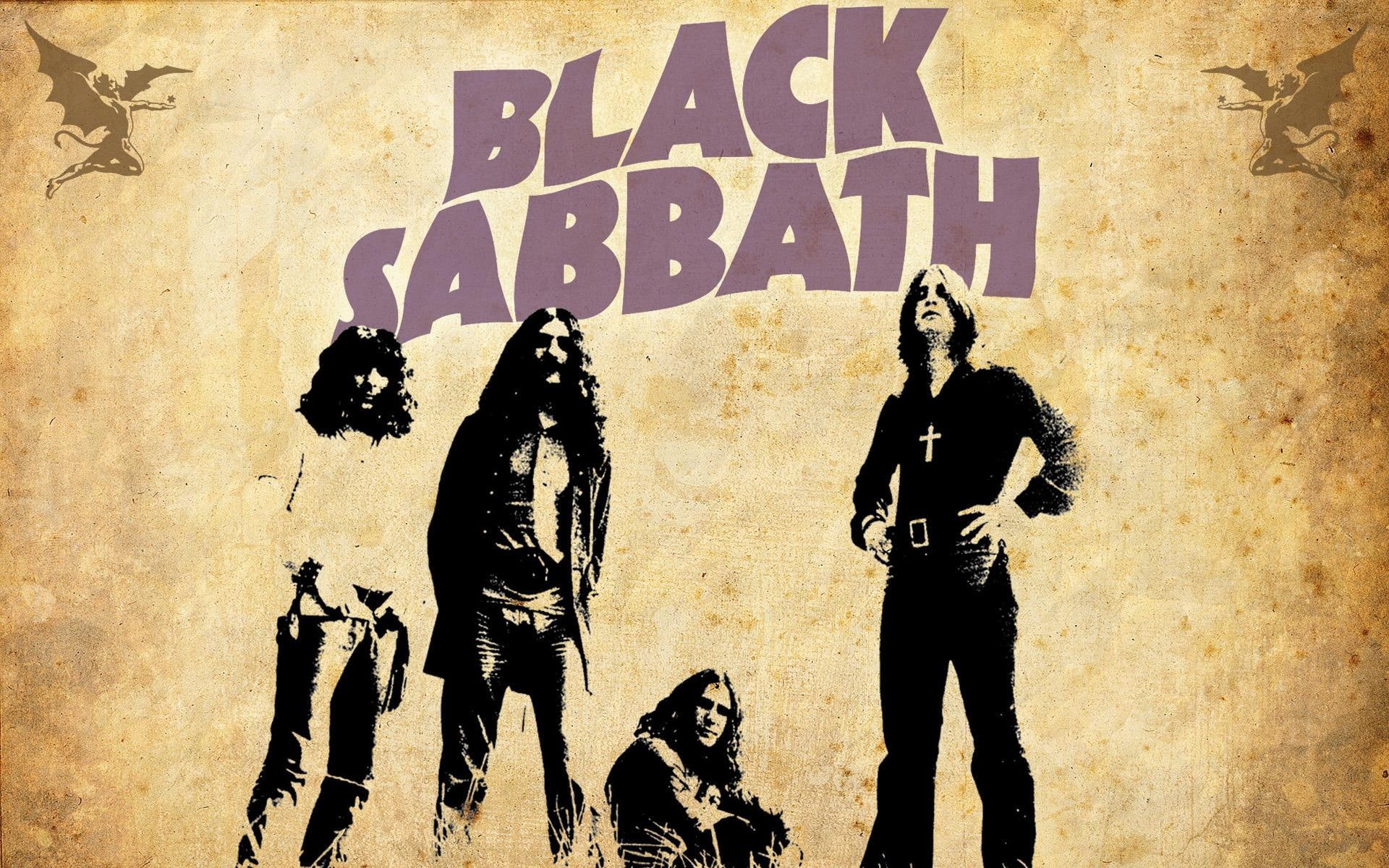 sabbath, black sabbath, 1920x1200, music, poster, black, 1080P, HD Wallpaper