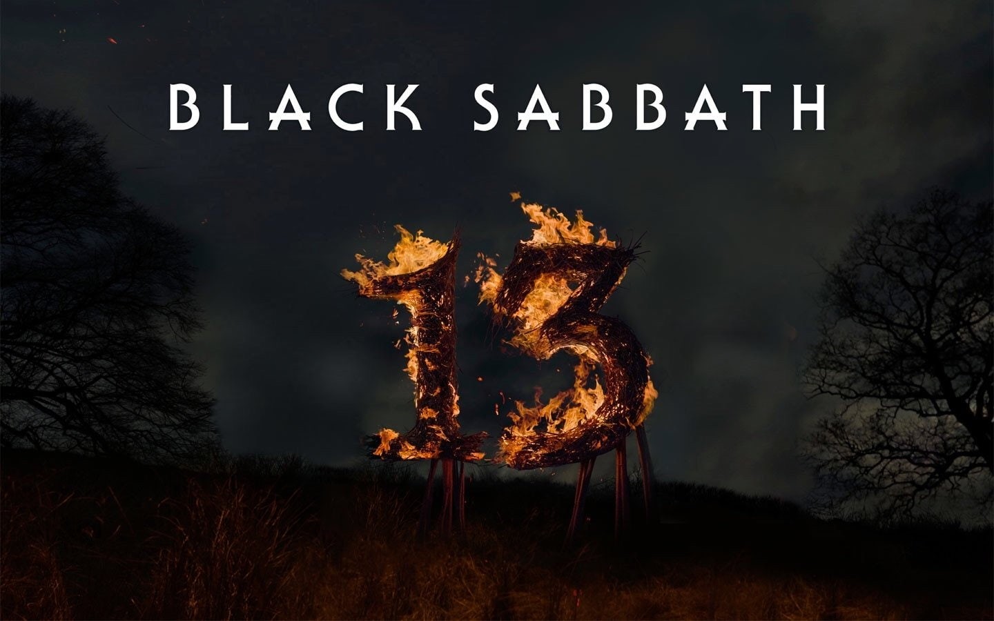 camping, plant, no people, tree, Black Sabbath, heat - temperature, glowing, outdoors, food and drink, Heavy Metal, board, sign, fire - natural phenomenon, HD Wallpaper