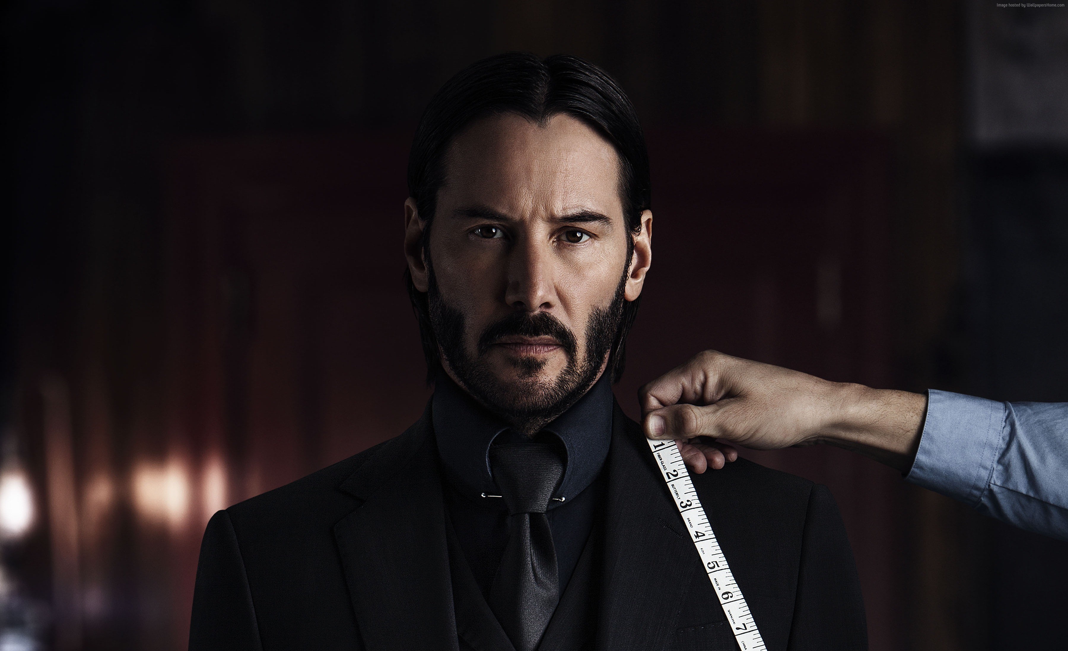 John Wick: Chapter 2, best movies, Keanu Reeves, Most popular celebs, John Wick: Chapter Two, 2K, HD Wallpaper