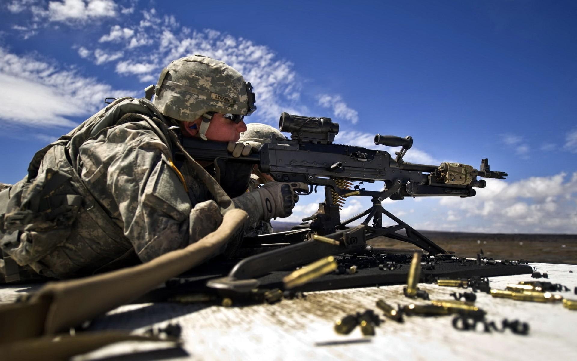 weapon, soldier, 3d and abstract, 1080P, army, military, warfare, military warfare, ammunition, HD Wallpaper