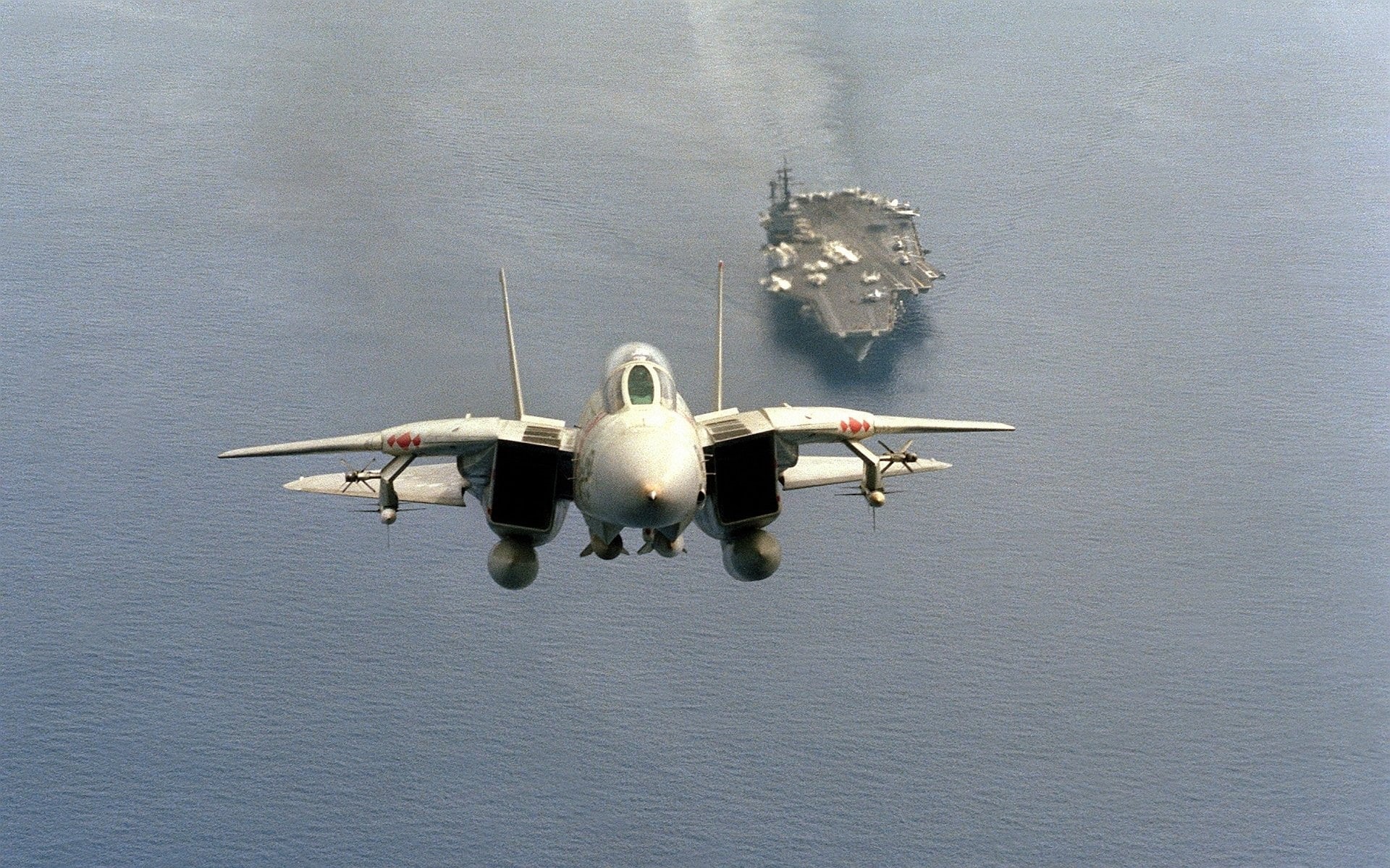 1080P, no people, Jet Fighters, fighter plane, on the move, speed, military, water, day, sea, air vehicle, outdoors, plane, nature, aerospace industry, HD Wallpaper