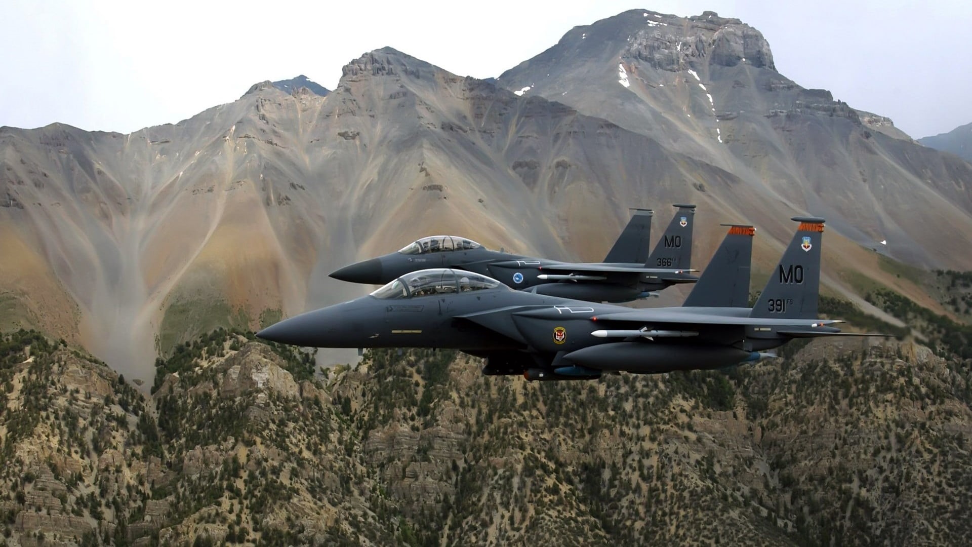 formation, sky, nature, gray, fighter, airplane, day, aerospace industry, army, flying, air vehicle, scenics - nature, 1080P, jets, F15-E, fighter plane, HD Wallpaper