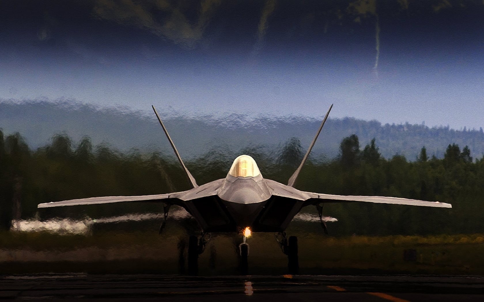 airplane, transportation, airport, plane, rear view, fighter, aircraft, mode of transportation, aerospace industry, cloud - sky, military aircraft, sky, HD Wallpaper