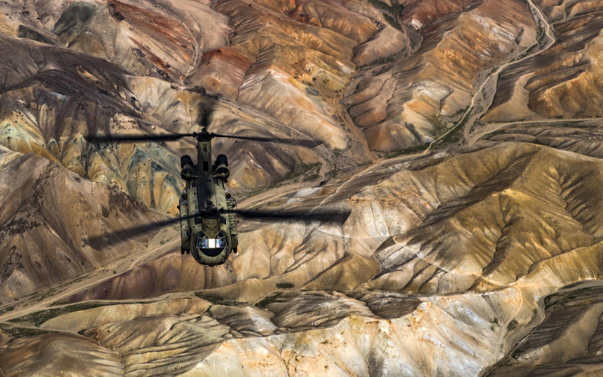 non-urban scene, animal, landscape, rock, no people, climate, mountain, scenics - nature, beauty in nature, Boeing CH-47 Chinook, flying, outdoors, air vehicle, HD Wallpaper
