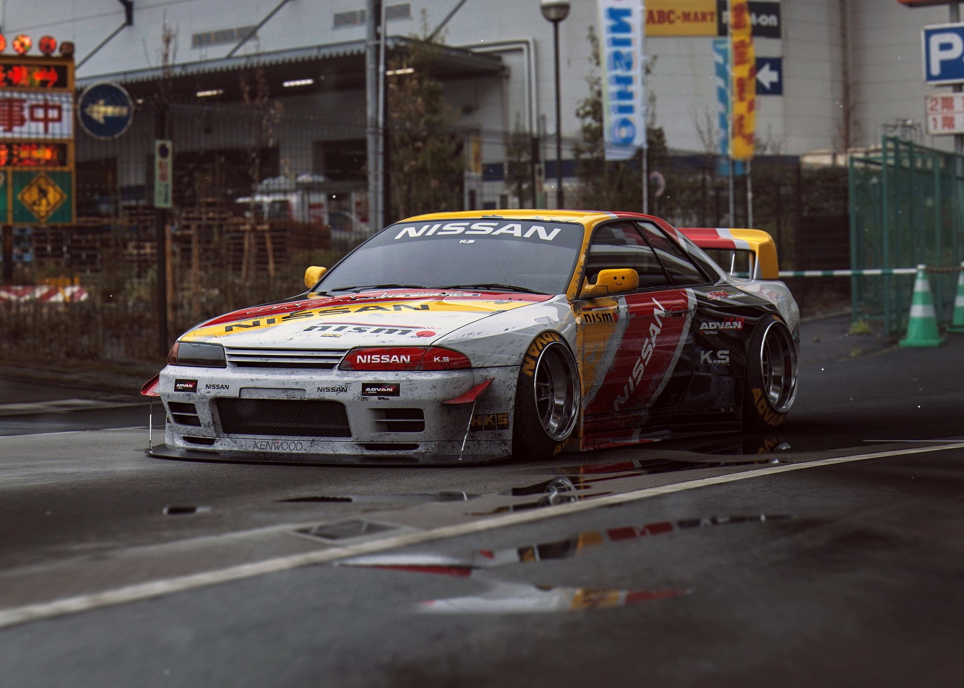 Nissan, Tuning, GTR, by Khyzyl Saleem, R32, Future, 1080P, HD Wallpaper