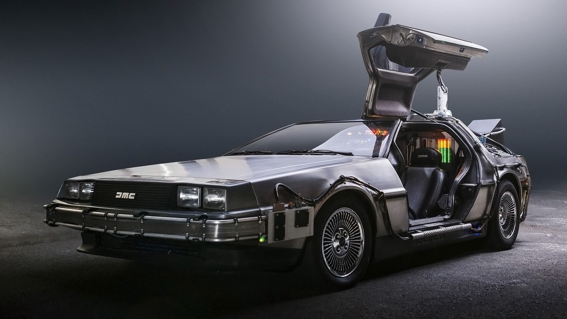 Back to the Future, supercars, time travel, 1080P, DeLorean, HD Wallpaper