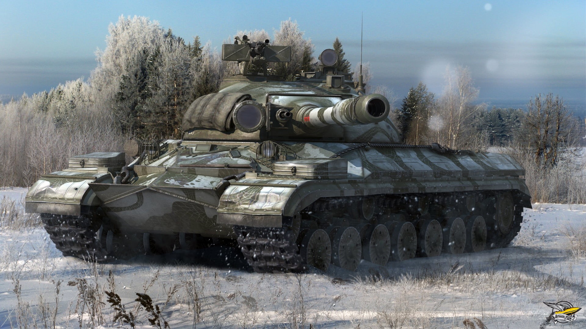 outdoors, trees, green, weapon, military Land Vehicle, war, armed Forces, aggression, winter, armored Tank, camouflage, power, gun, heavy, conflict, cannon, HD Wallpaper