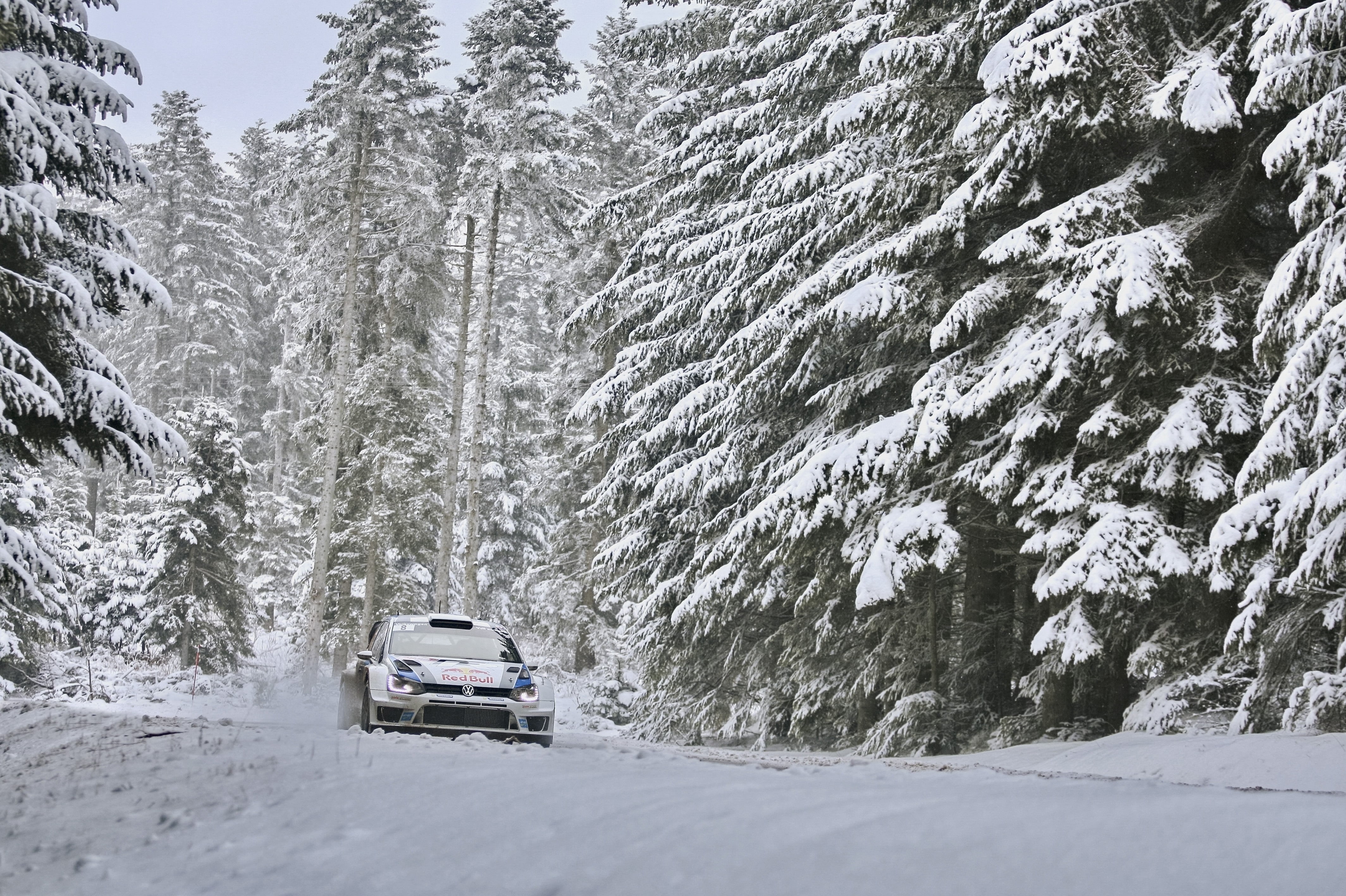mode of transportation, Sebastien Ogier, blizzard, extreme weather, beauty in nature, car, nature, land vehicle, Winter, Rally, motor vehicle, Machine, HD Wallpaper