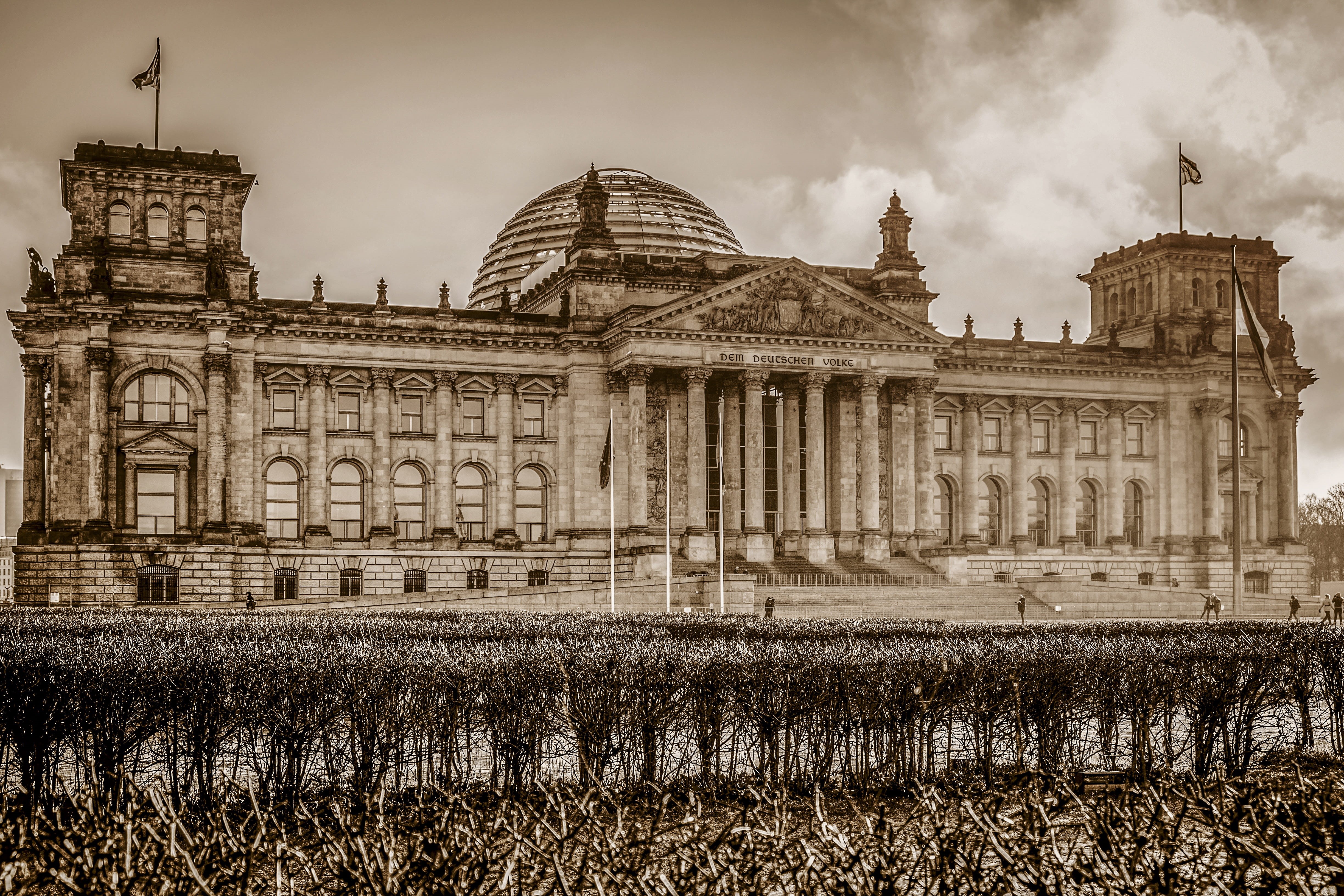 travel destinations, cloud - sky, history, architecture, travel, bundestagswahl, policy, government buildings, the past, architectural column, capital, HD Wallpaper