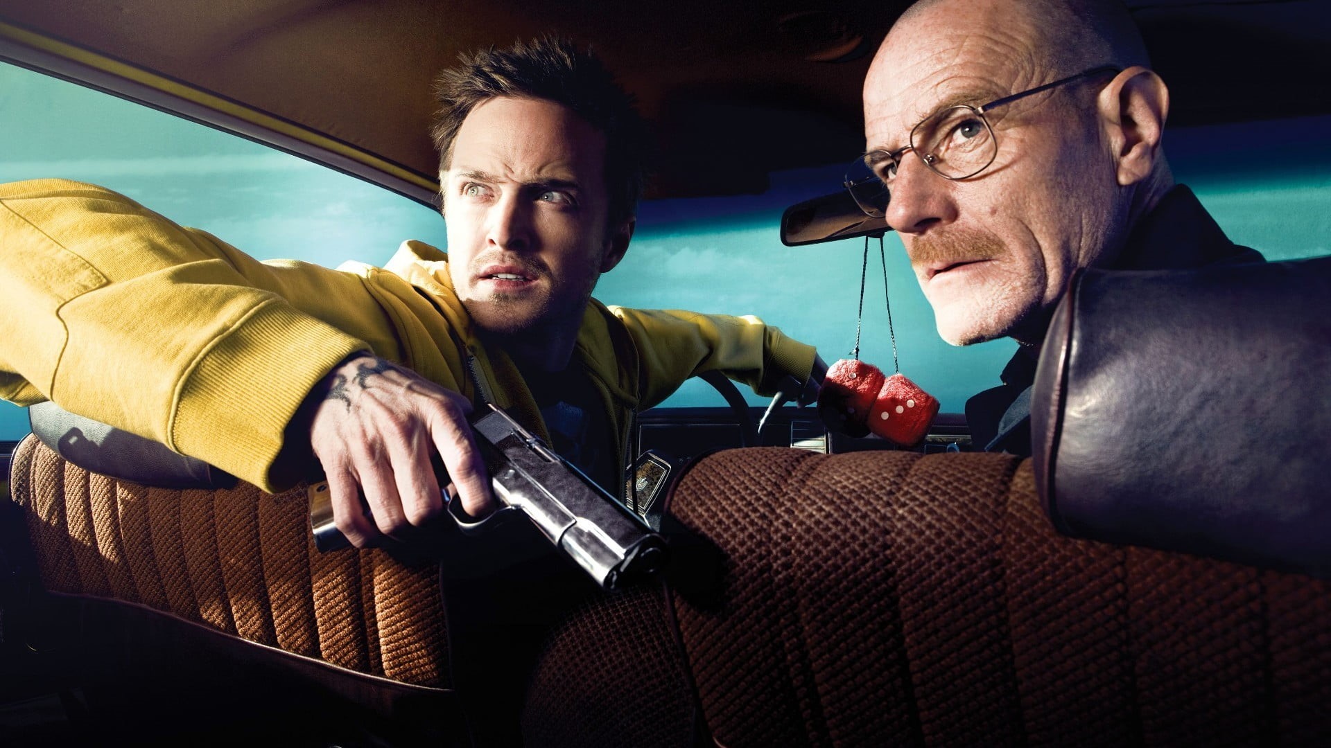 zip, lifestyles, vehicle interior, hoodie, men, car interior, motor vehicle, two people, indoors, s, males, Breaking Bad, leather, Walter White, aggression, HD Wallpaper