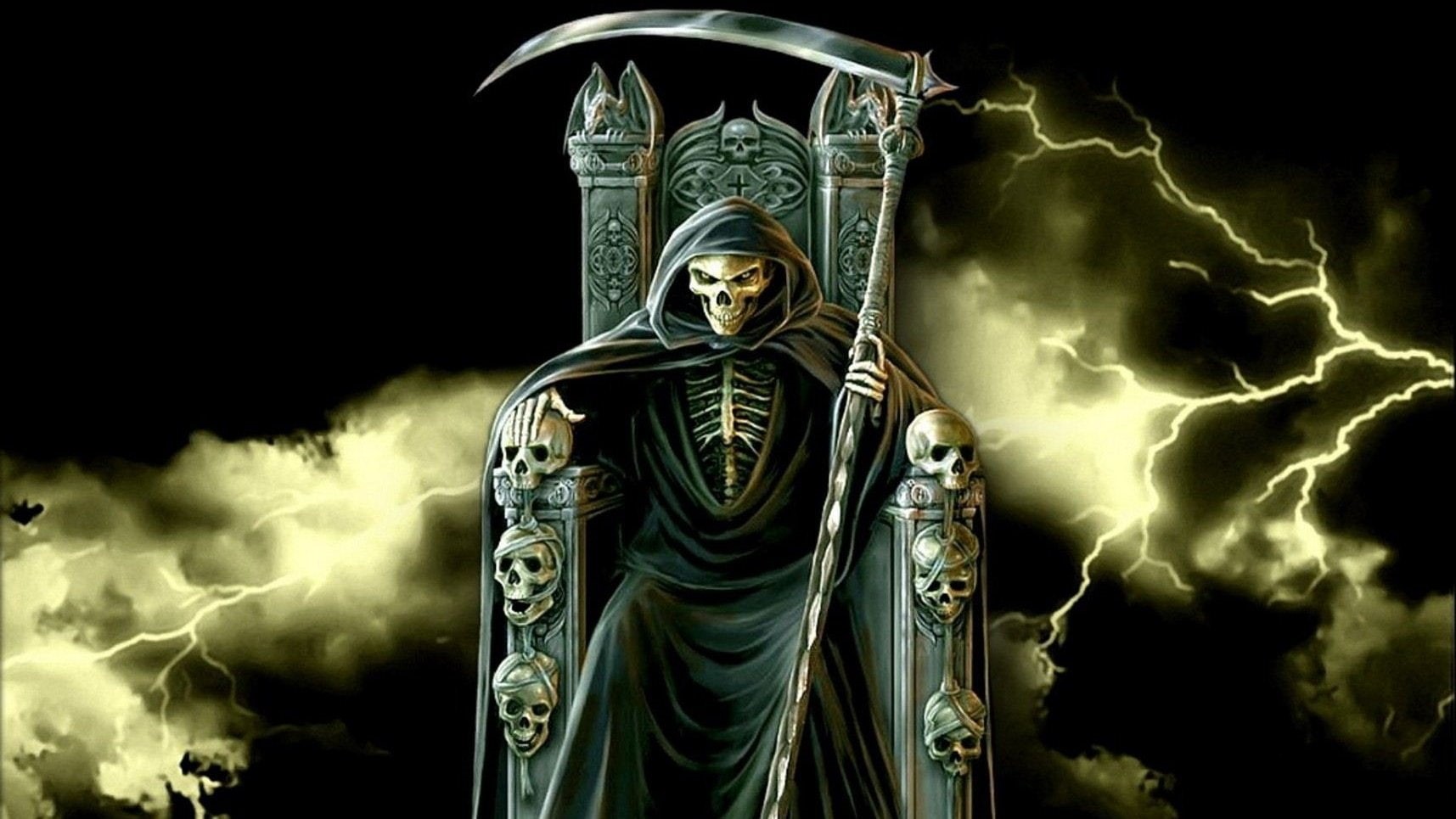 720P, Dark, Grim Reaper, HD Wallpaper