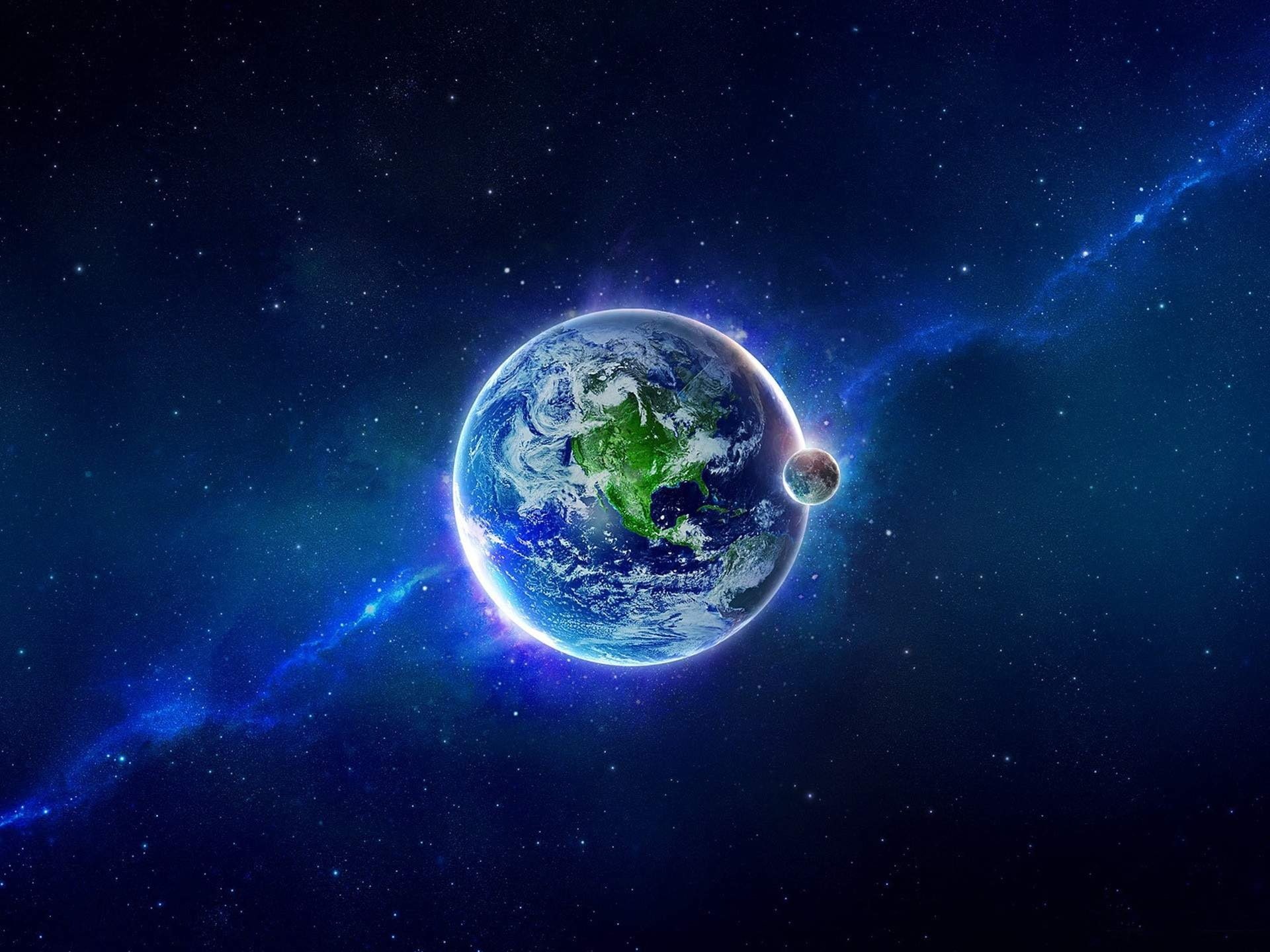 outdoors, globe - man made object, planet earth, cloud - sky, blue, beautiful, satellite view, universe, nature, star - space, sphere, science, sky, atmosphere, HD Wallpaper