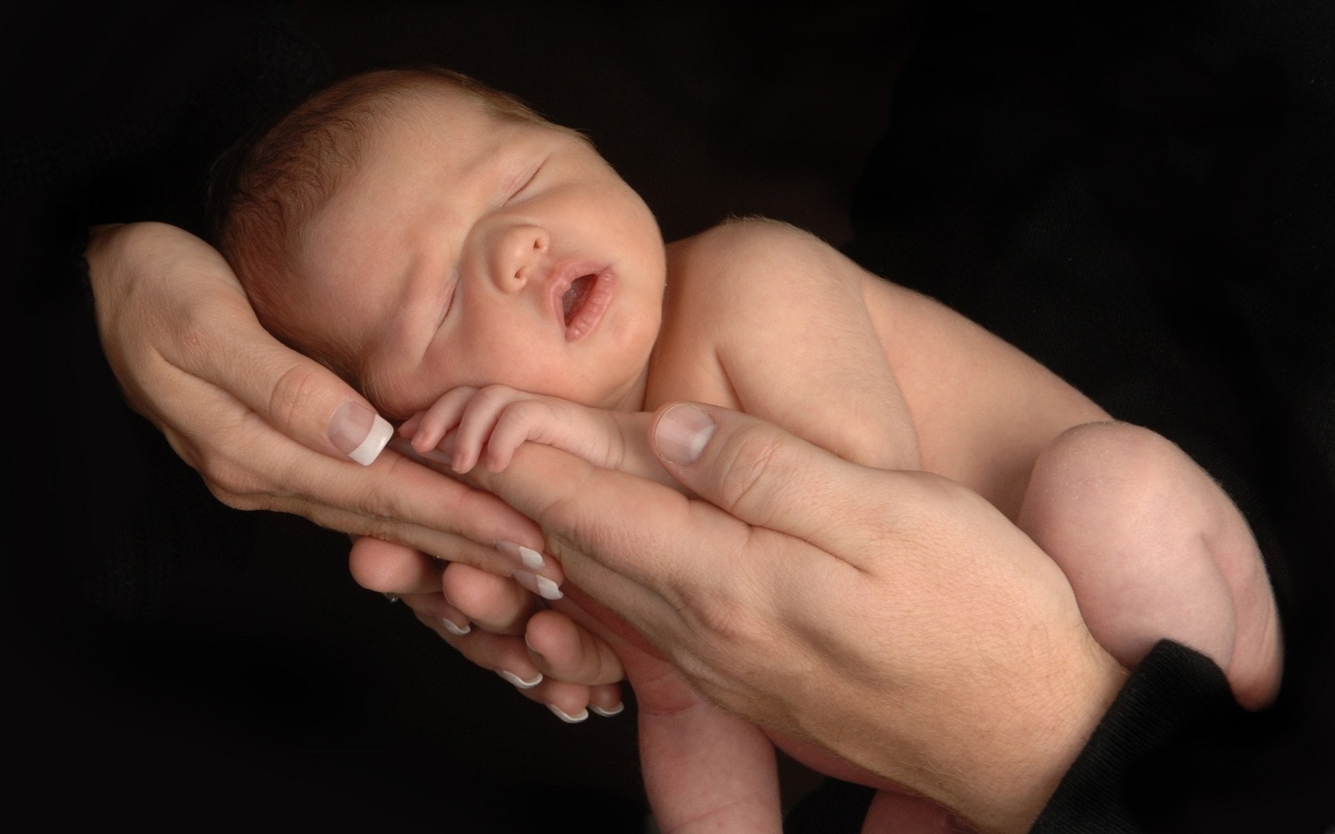1080P, protection, newborn, baby, hands, HD Wallpaper