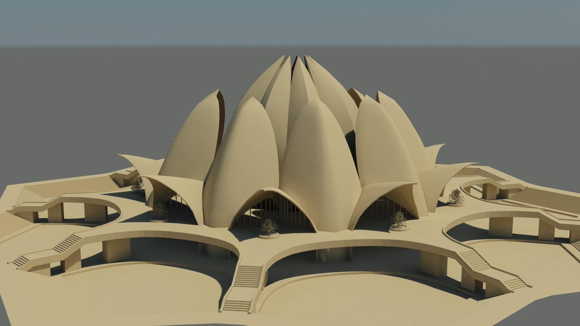 digital art, temple, white color, low angle view, built structure, design, city, New Delhi, sky, outdoors, building exterior, India, no people, CGI, architecture, HD Wallpaper
