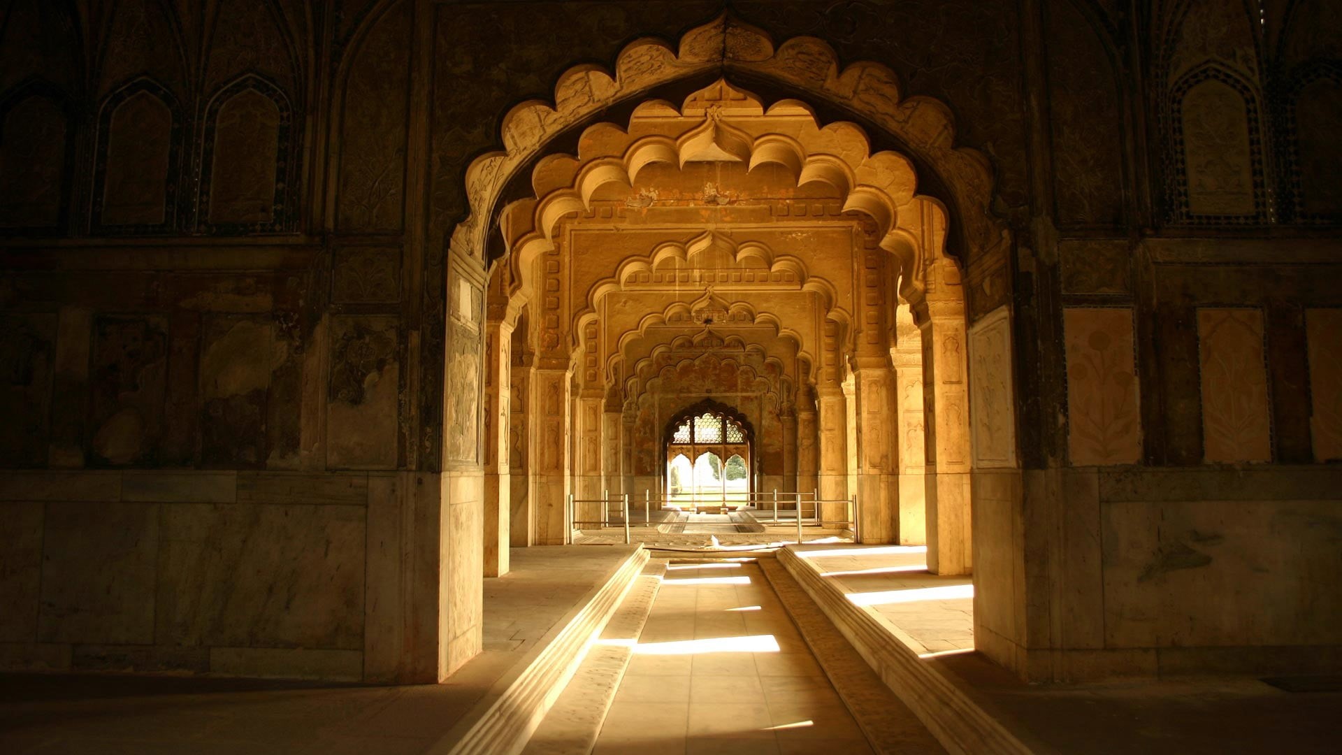 Red-Fort, India, Delhi, 1080P, Diwan-e-Khas, arcade, HD Wallpaper