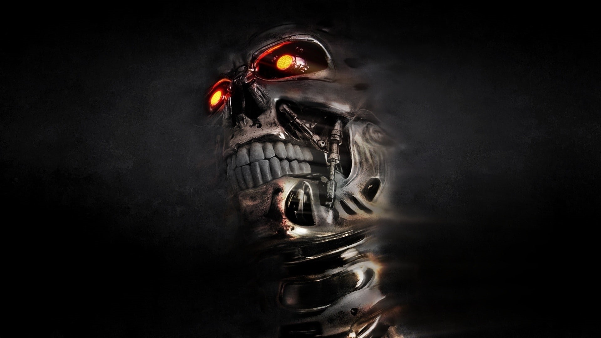 1080P, t, t-800, movie, scary, terminator, exoskeleton, HD Wallpaper