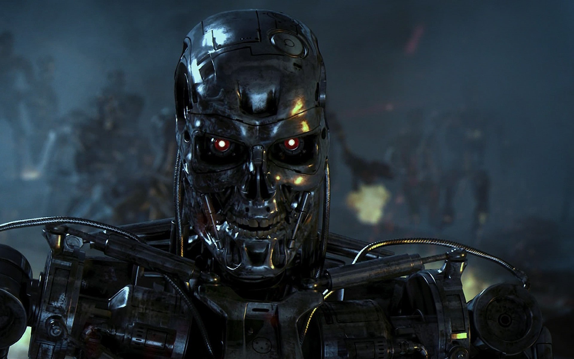 T 800, Terminator, 1080P, science fiction, HD Wallpaper