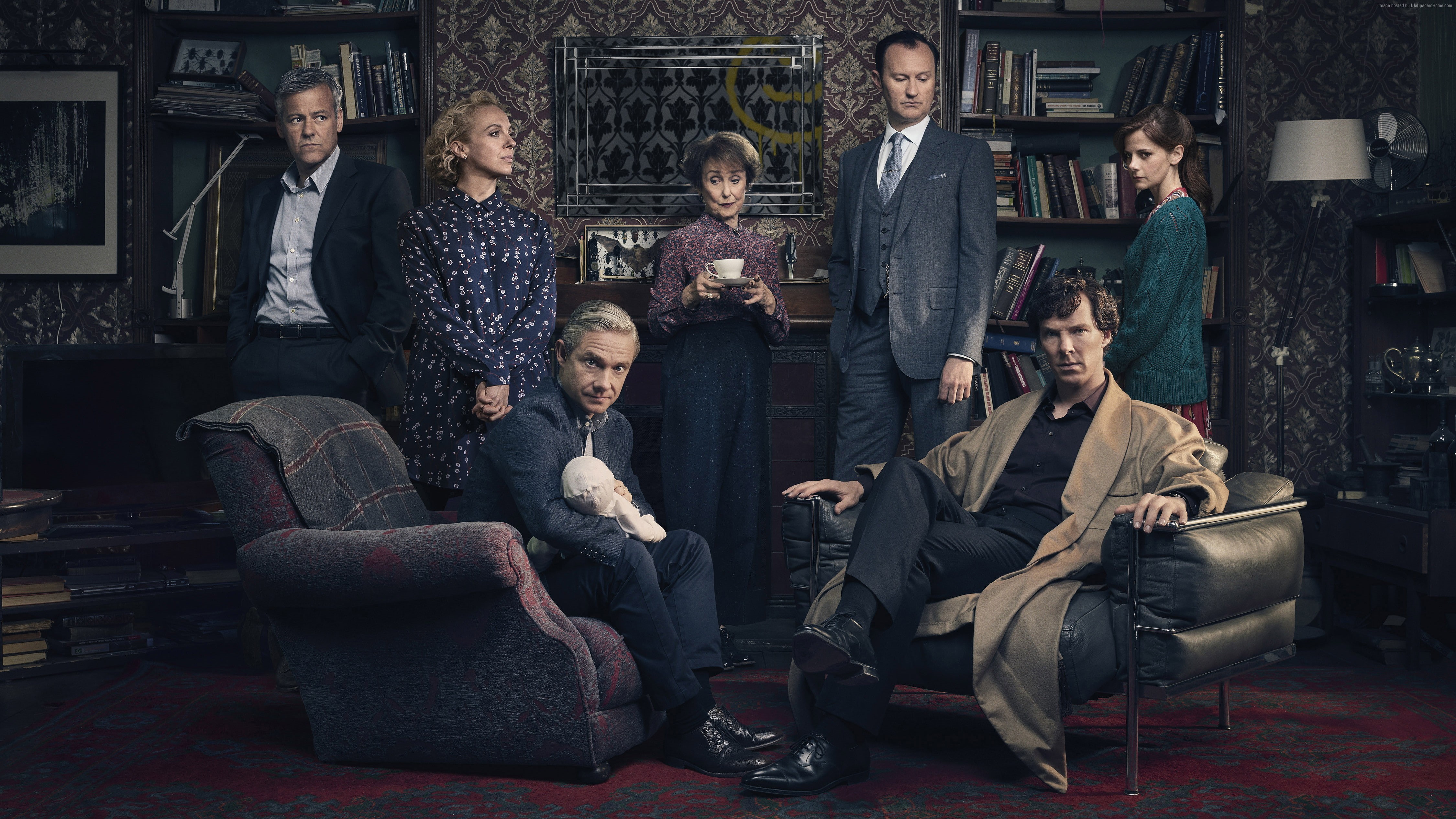 Martin man, 4K, 4k, TV Series, Sherlock Season 4, Louise Brealey, Benedict Cumberbatch, HD Wallpaper