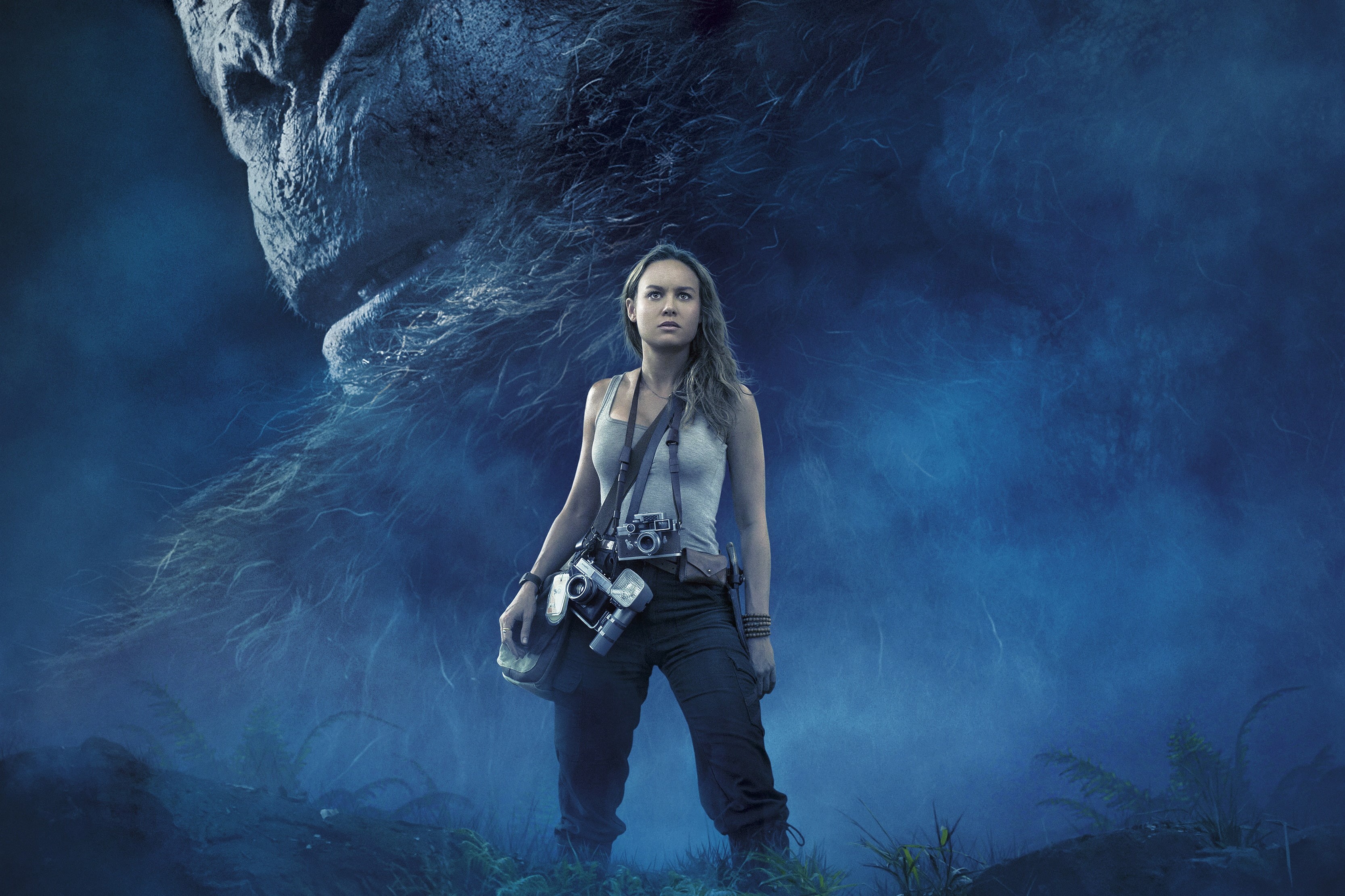 Brie Larson, 4K, Kong: Skull Island, 2K, HD Wallpaper