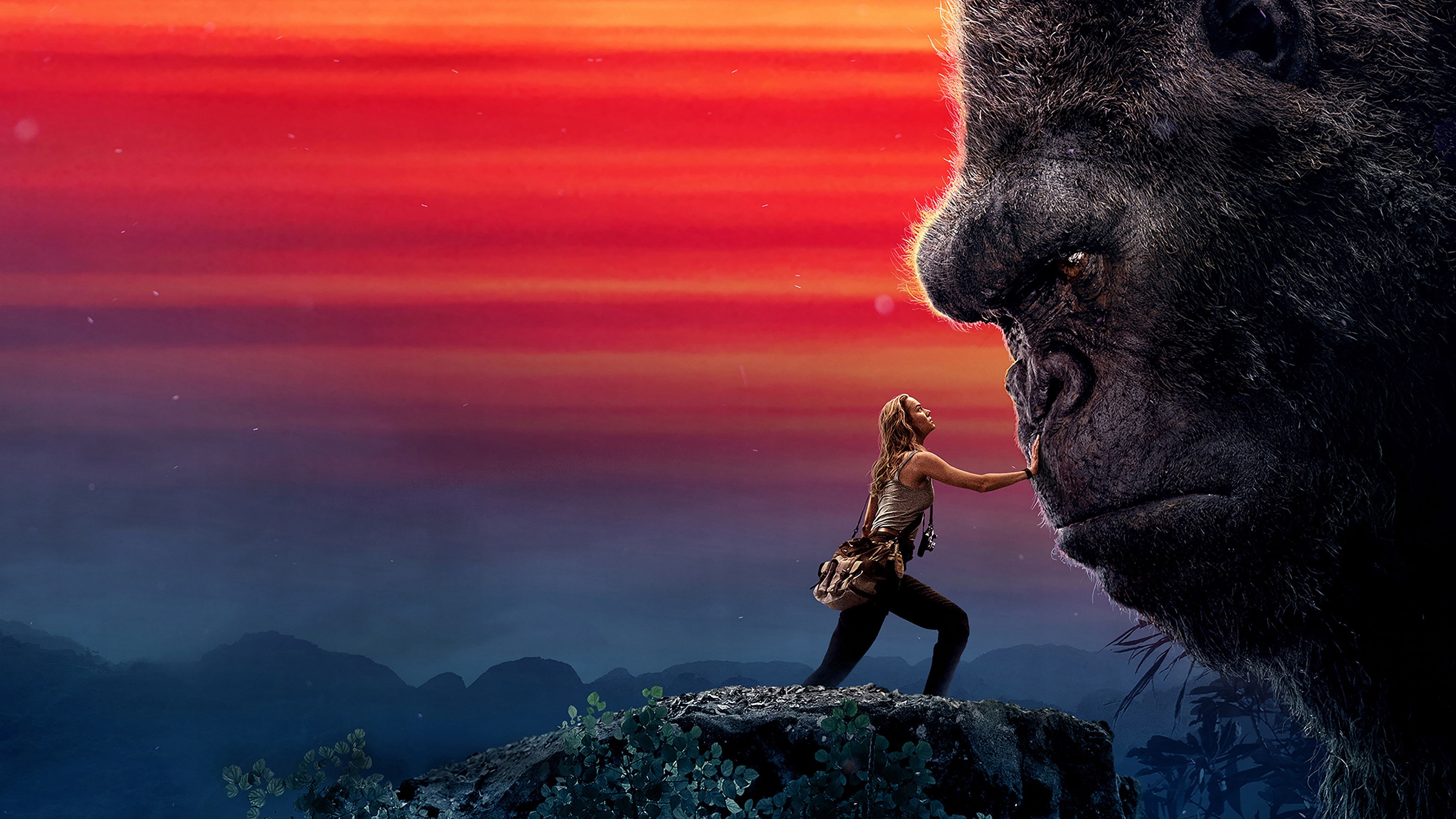 Brie Larson, Kong: Skull Island, 4K, 4K, HD Wallpaper