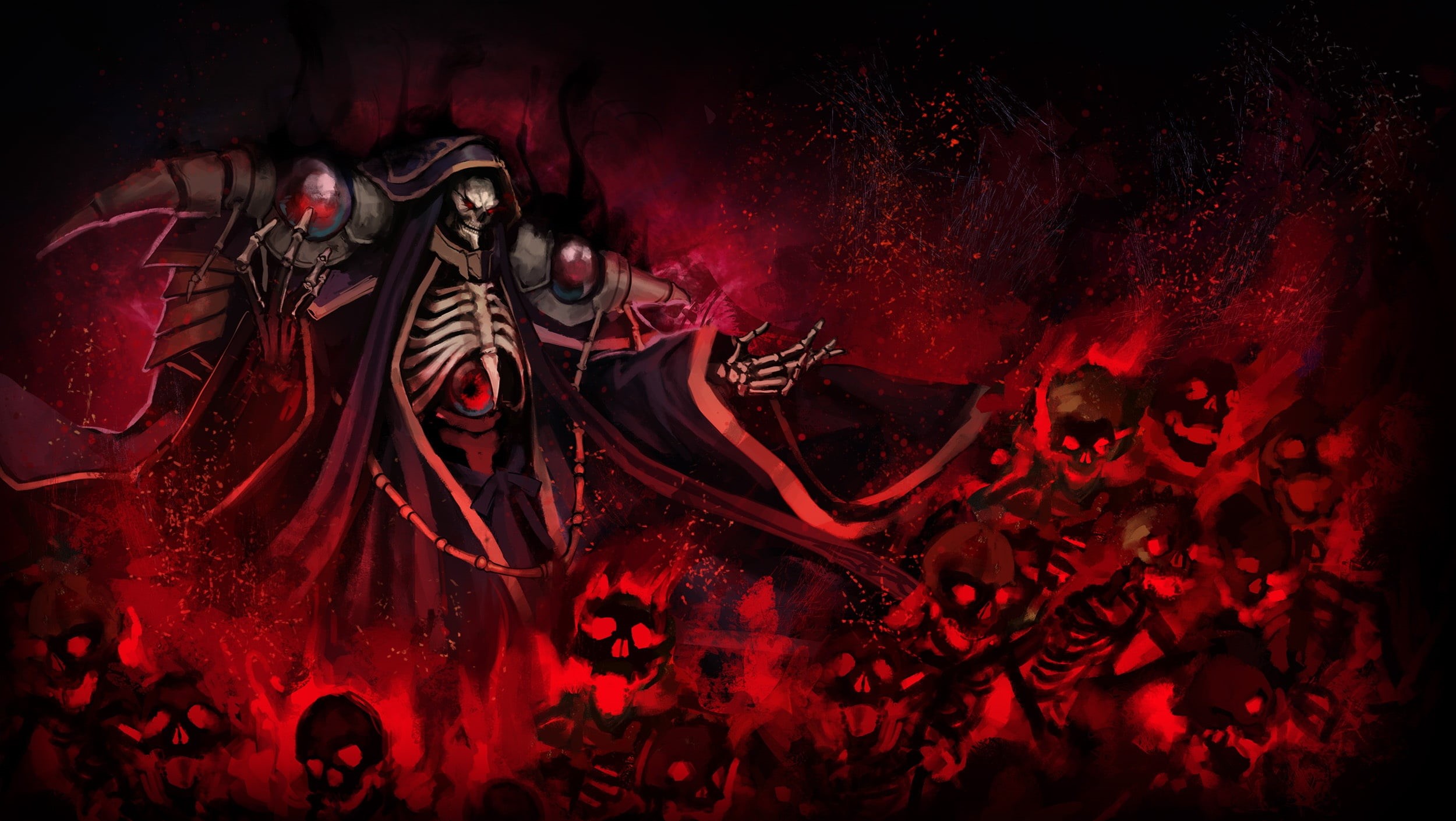 Anime, Overlord, 1080P, Ainz Ooal Gown, HD Wallpaper