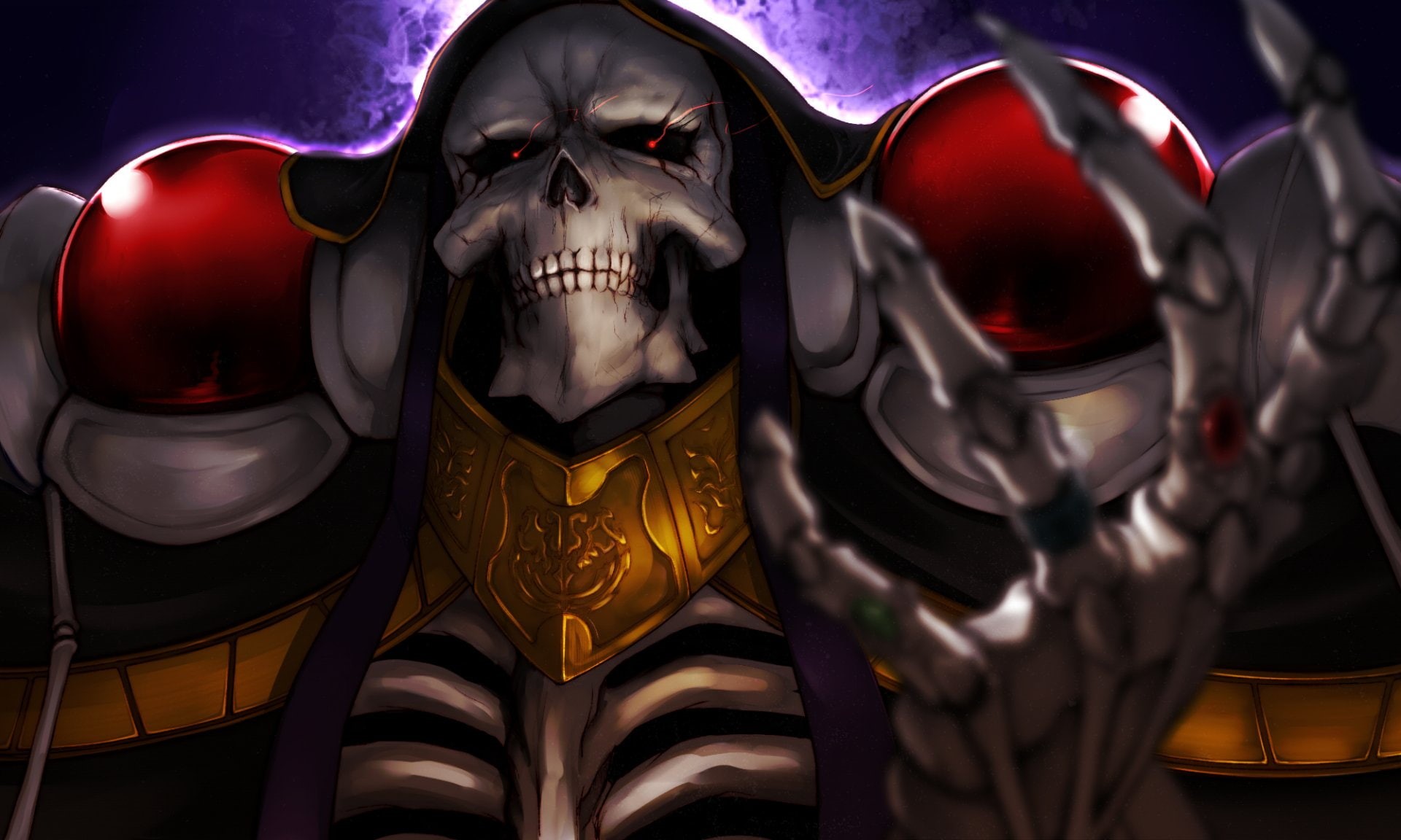 Ainz Ooal Gown, Overlord, Anime, 1080P, HD Wallpaper