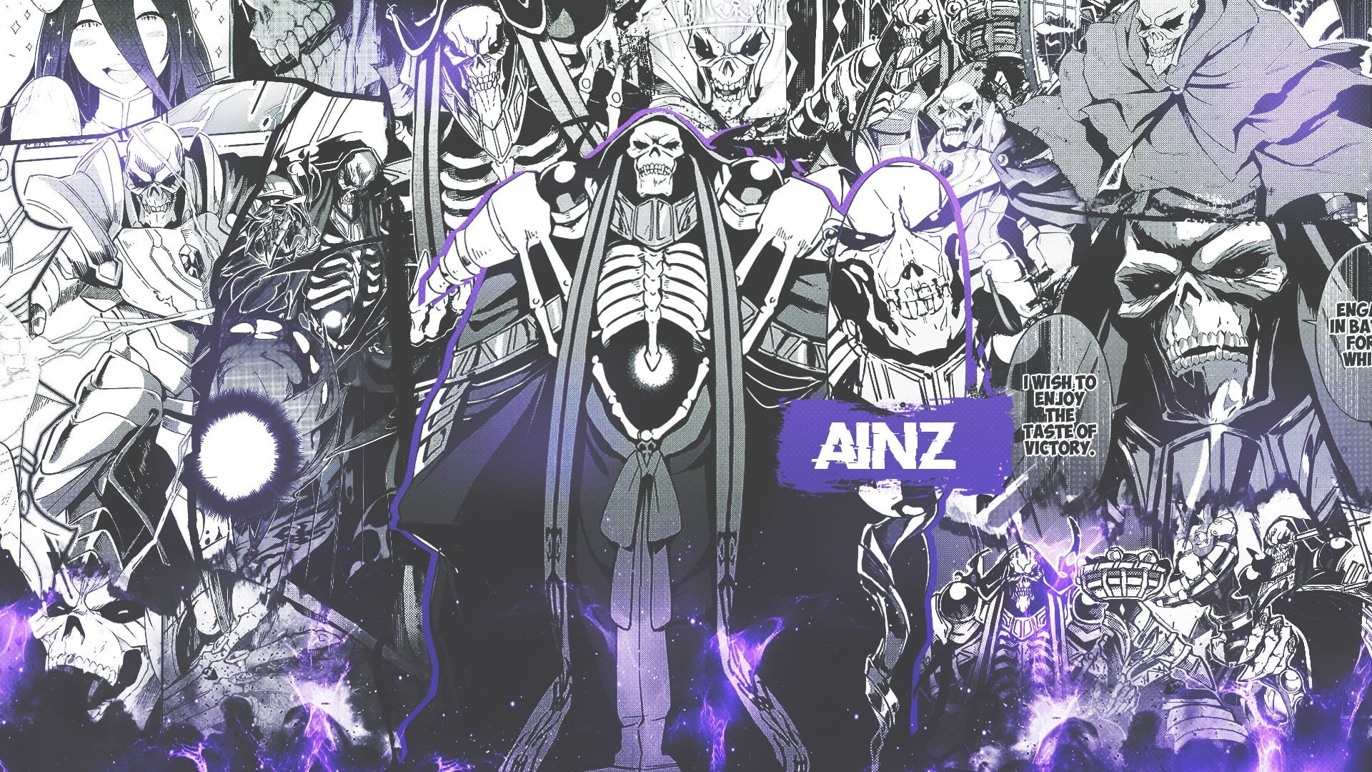 Anime, Overlord, Ainz Ooal Gown, 1080P, HD Wallpaper
