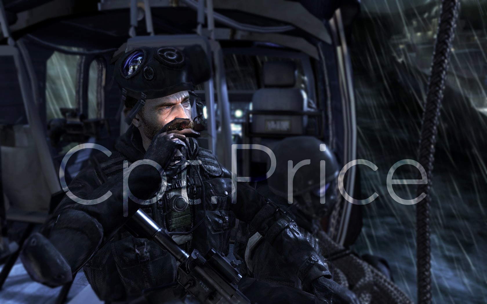 gun, portrait, aiming, men, transportation, military, obscured face, government, 720P, mode of transportation, security, special forces, Call of Duty 4: Modern Warfare, HD Wallpaper