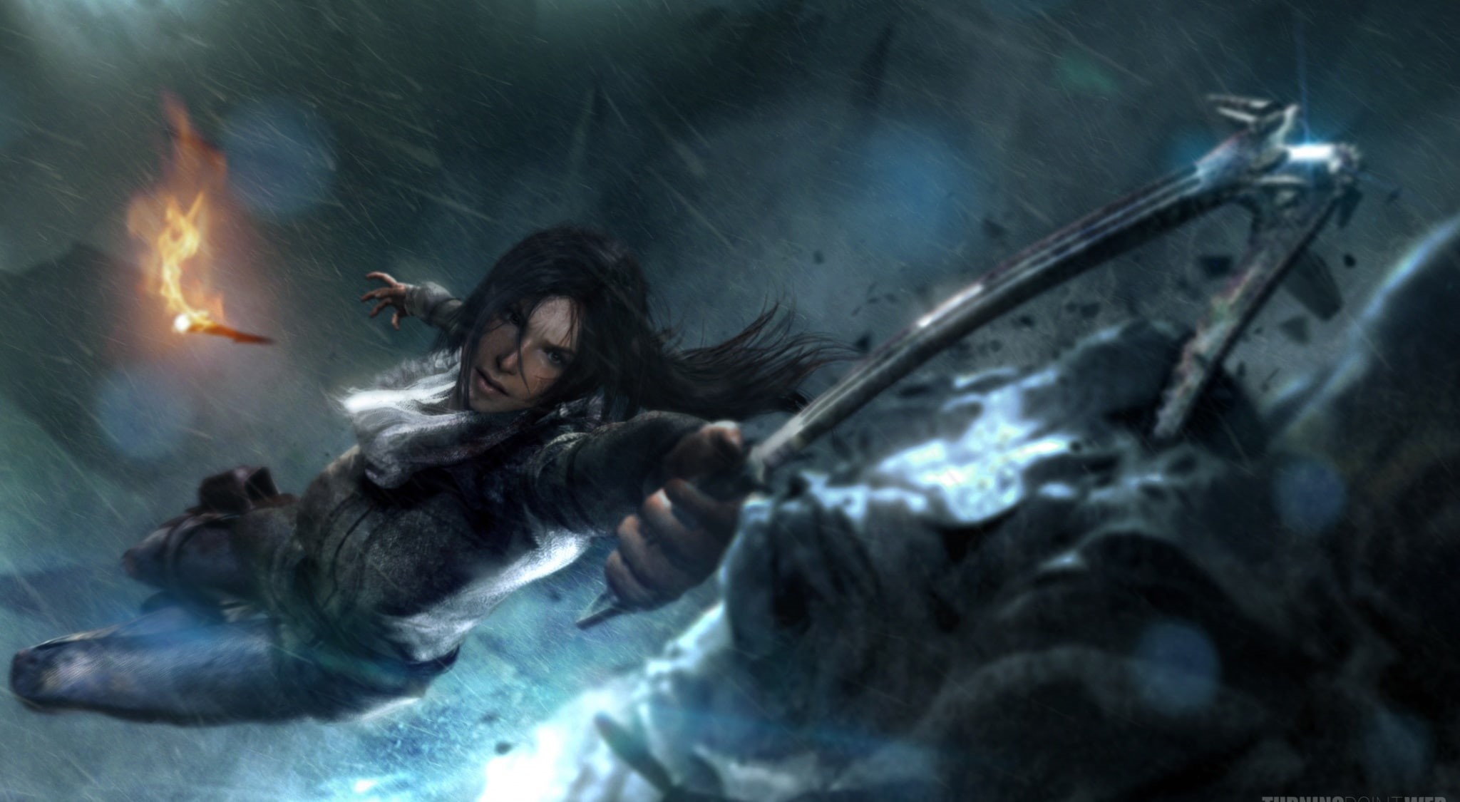 climbing, adult, RiseoftheTomb Raider, weapon, marine, raider, TombRaider, sea, one person, axe, Legend, young adult, Artwork, Journey, portrait, hairstyle, HD Wallpaper