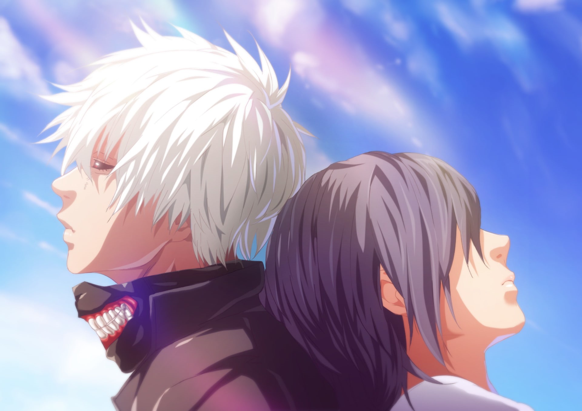 Touka Kirishima, 1080P, Anime, Ken Kaneki, Tokyo Ghoul:re, HD Wallpaper