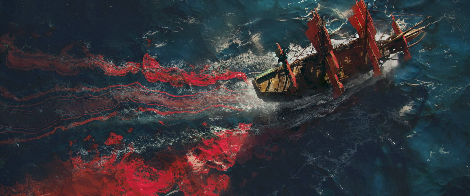 digital, ship, Pirate ship, sea, 1080P, fantasy art, Ivo Brankovikj, HD Wallpaper