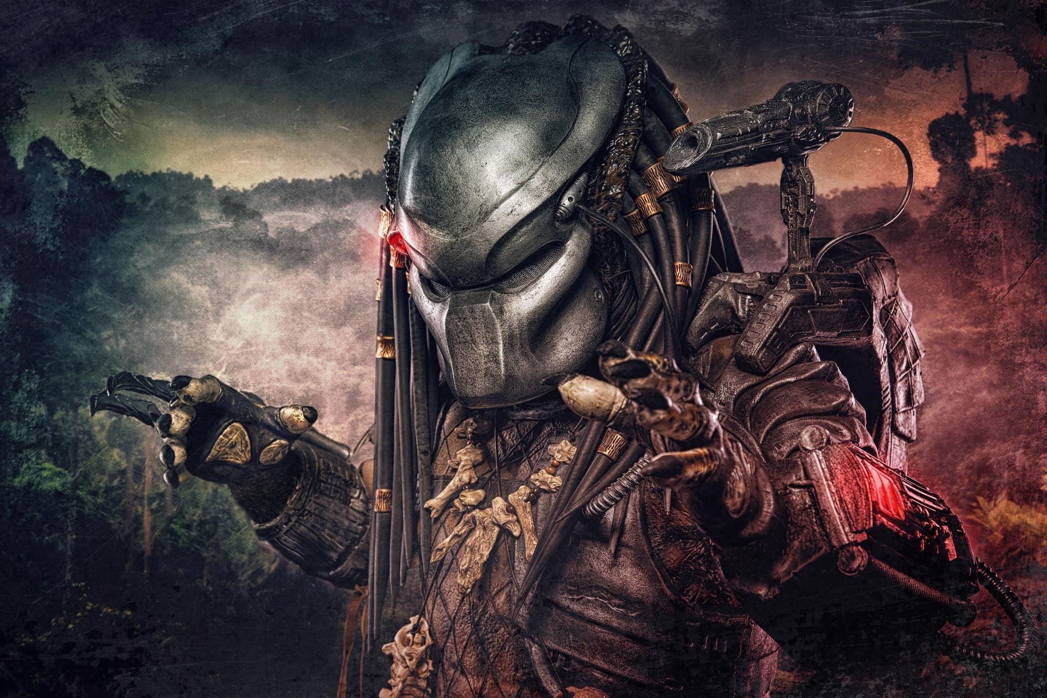 an alien, predator, 1080P, HD Wallpaper