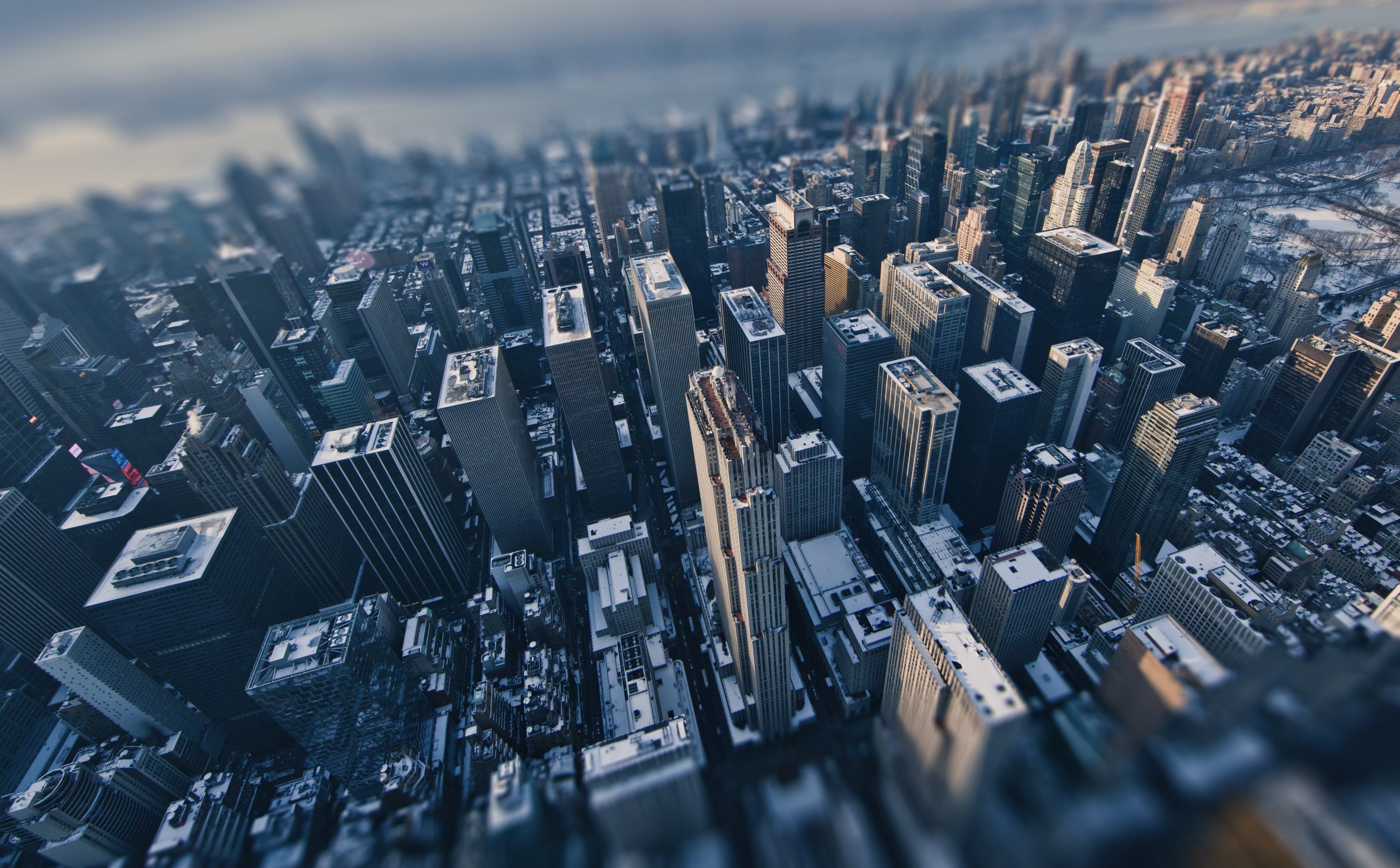 skyscraper, nature, building exterior, Aerial, urban skyline, high angle view, Buildings, Center, New York, built structure, landscape, york, building, HD Wallpaper