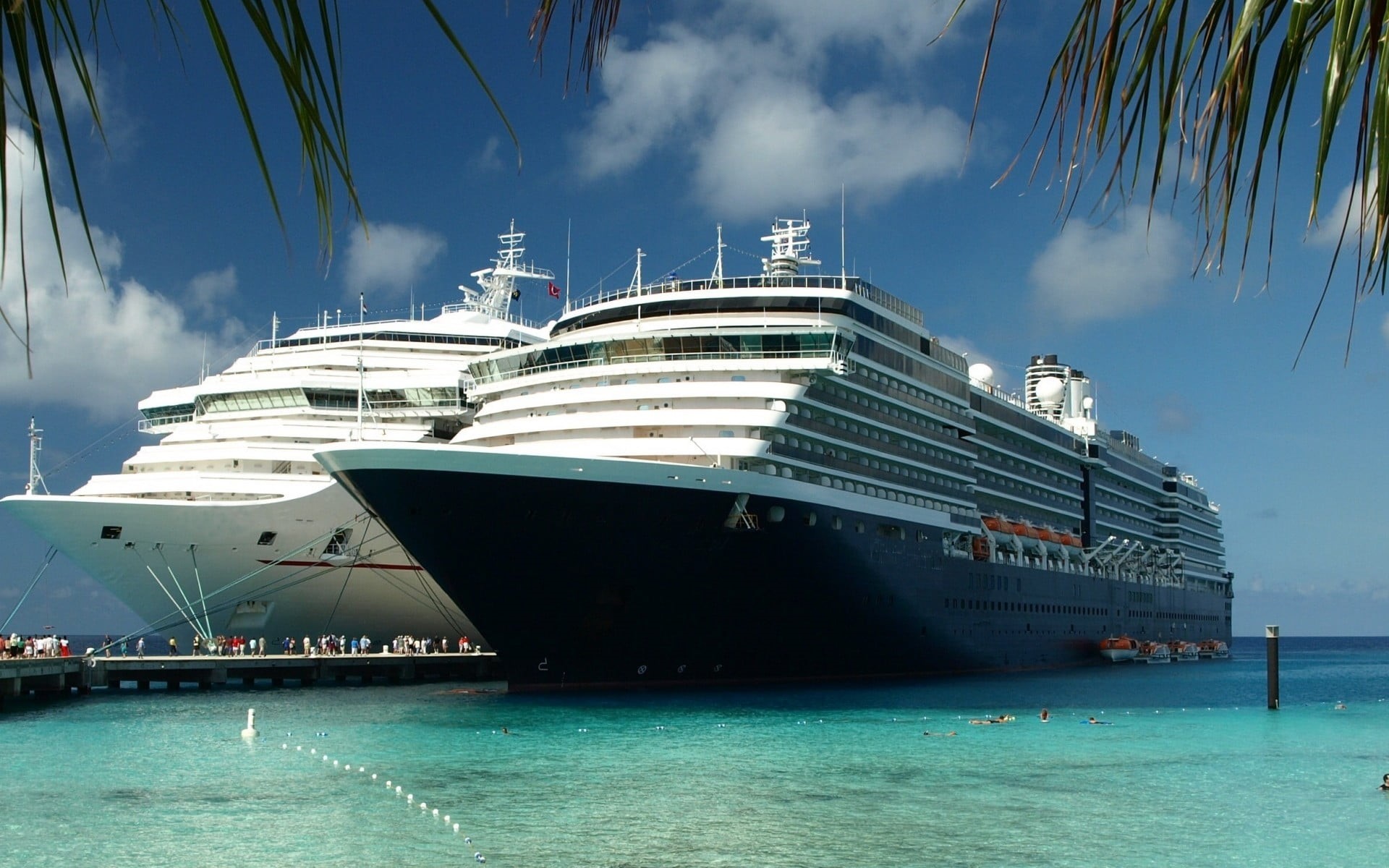 luxury, white, outdoors, blue, cruise, day, yacht, mode of transportation, no people, water, cruise ship, sea, anchored, nautical vessel, travel, sky, passenger craft, HD Wallpaper