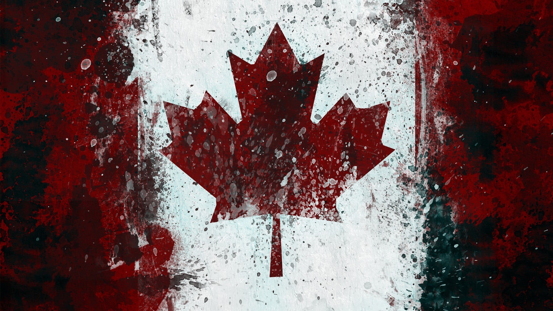 built structure, grunge, architecture, digital art, shape, close-up, Canada, star shape, day, patriotism, backgrounds, toronto, maple, 1080P, red, no people, HD Wallpaper