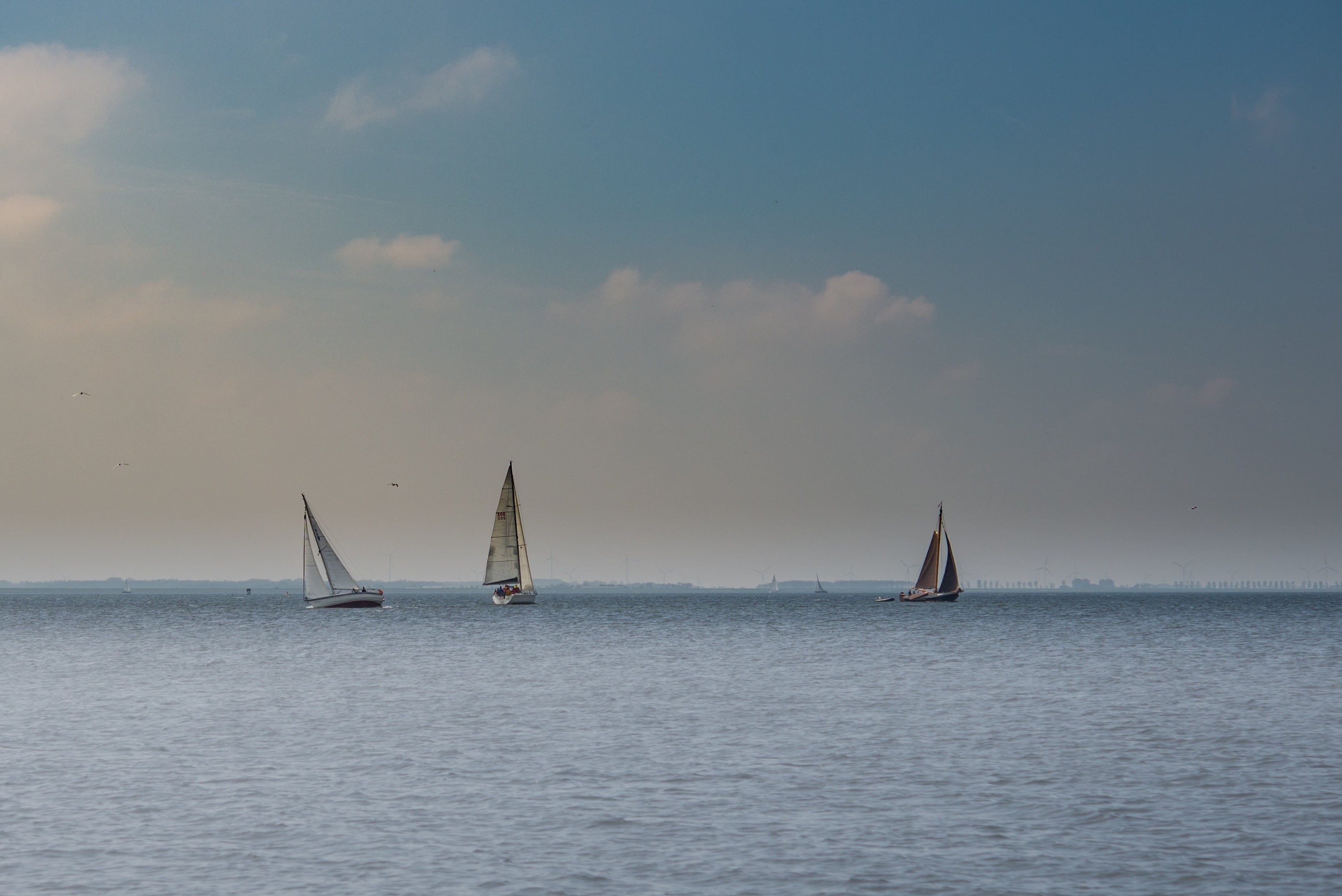 nautical, adventure, tranquility, beauty in nature, ocean, sailboat, ship, sport, waterfront, horizon over water, sail, scenics - nature, travel, nature, HD Wallpaper