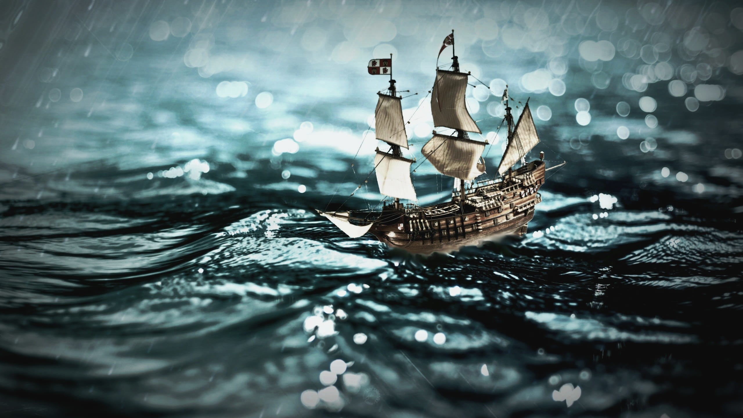 bird, seafaring, animal, day, nature, brown, heavy, waterfront, adventure, outdoors, lake, wave, explorers, no people, selective focus, mood, atmosphere, HD Wallpaper
