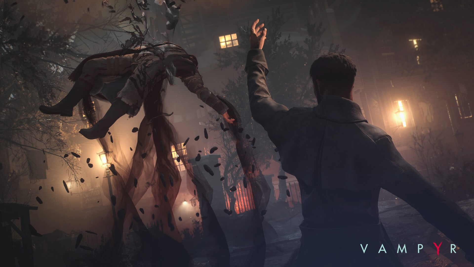video games, 1080P, games art, lights, Vampyr, Games posters, HD Wallpaper