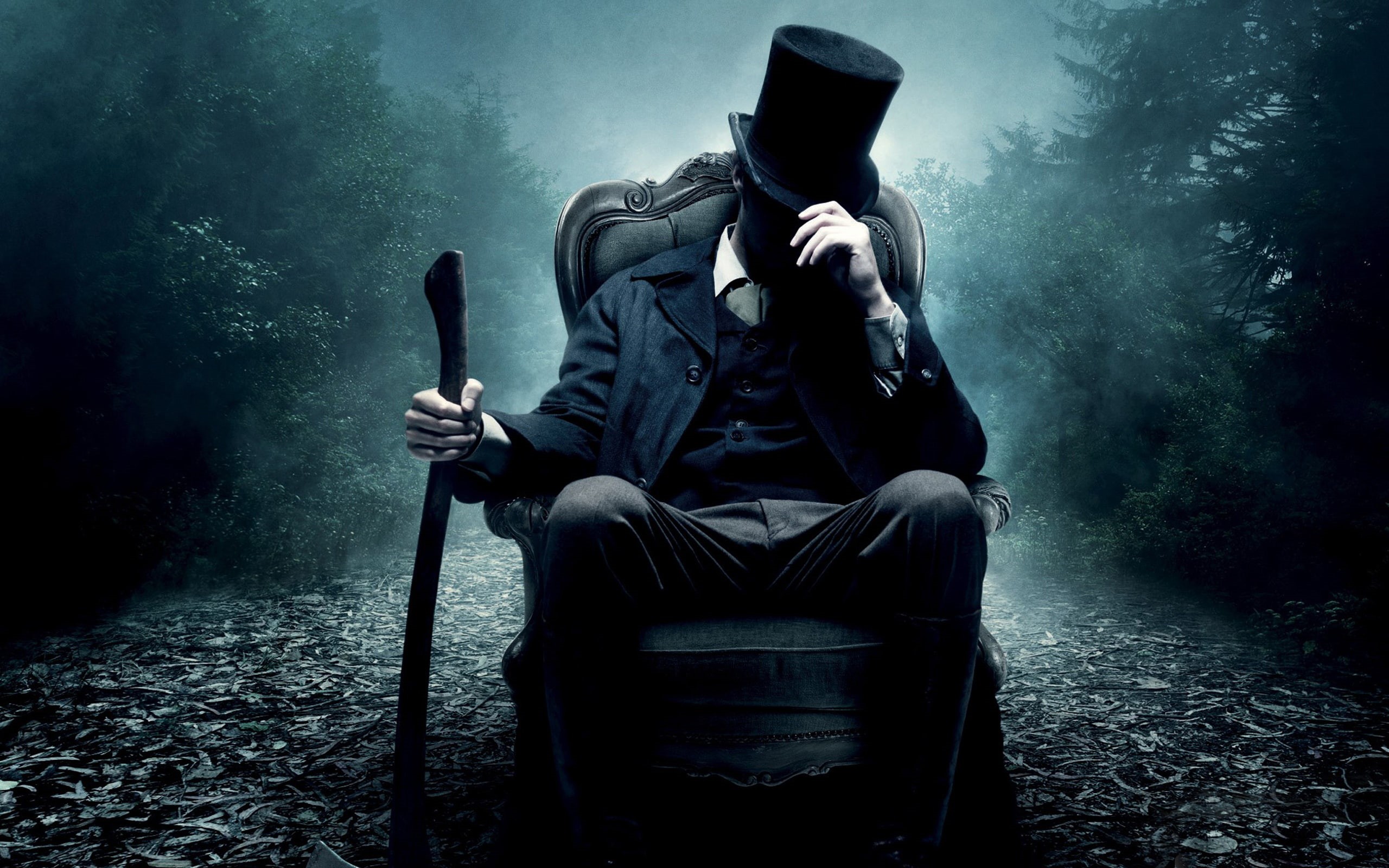 hunter, lincoln, abraham, vampire, 2K, HD Wallpaper